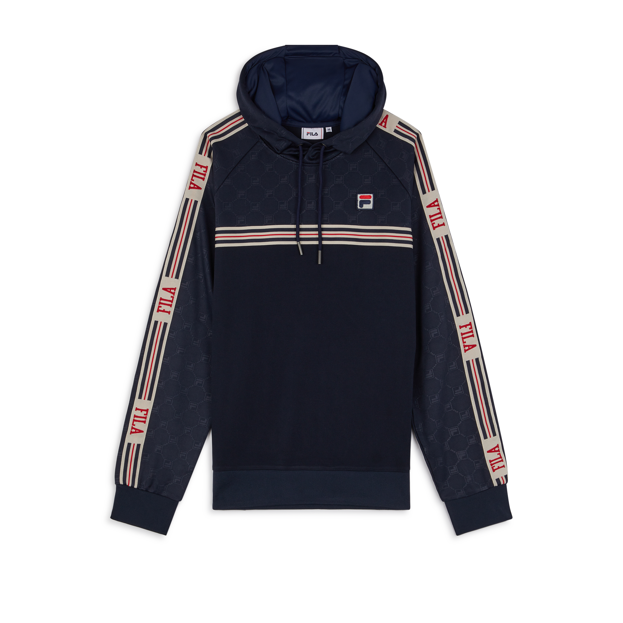 Hoodie Monogramme Fila Marine S Male