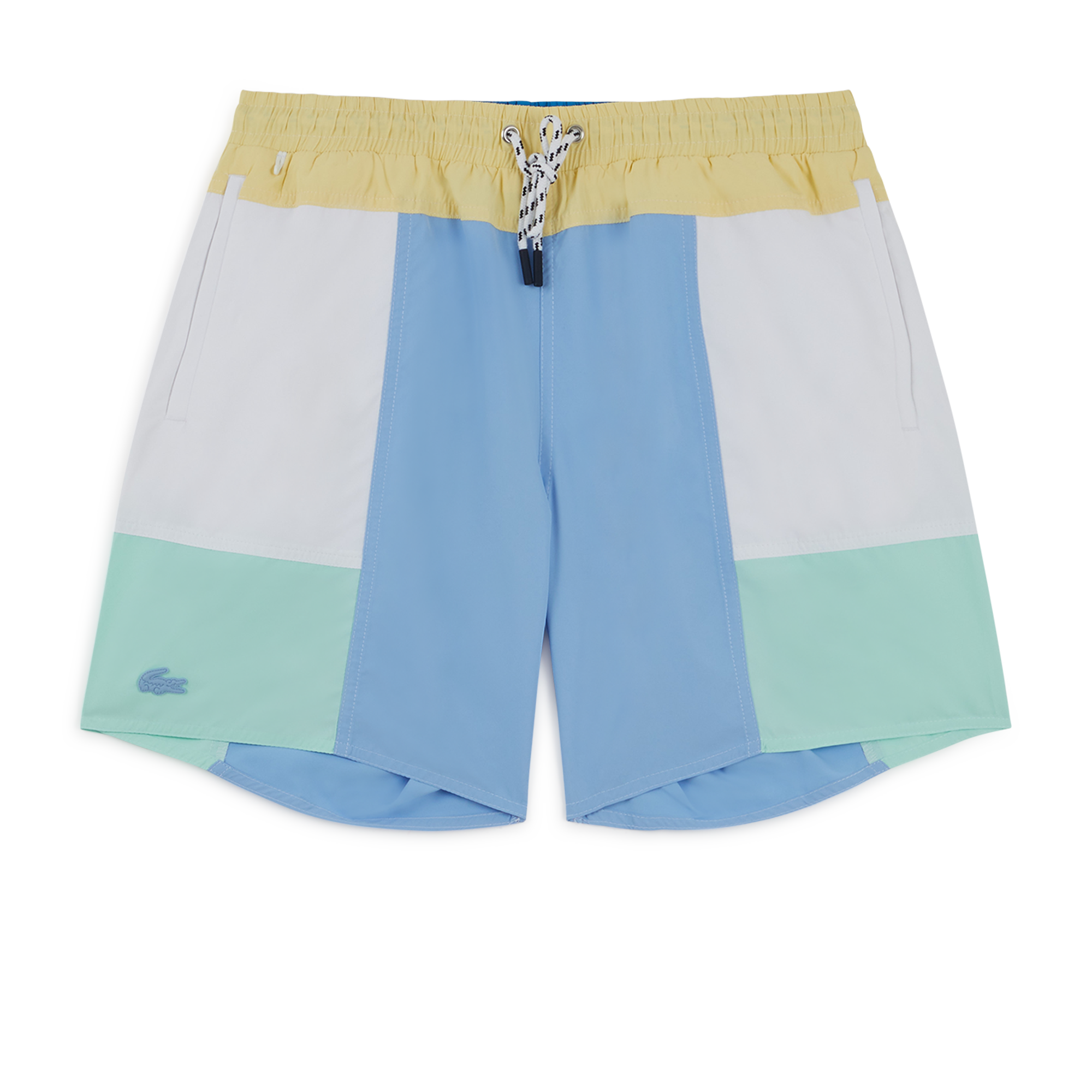 Short Pastel Colorblock Jaune/bleu/blanc/vert