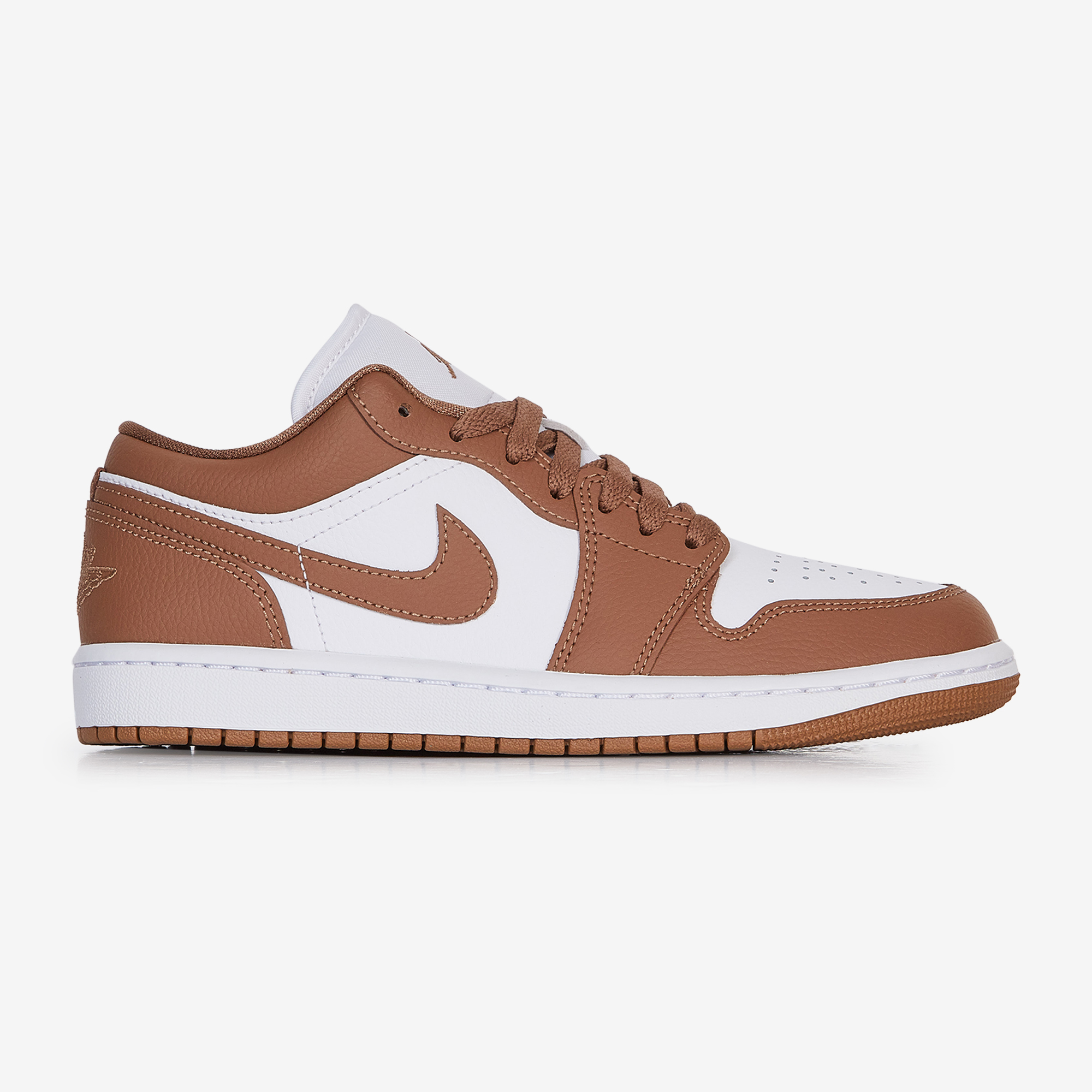 JORDAN AIR JORDAN 1 LOW WHITE BROWN SNEAKERS WOMEN Courir