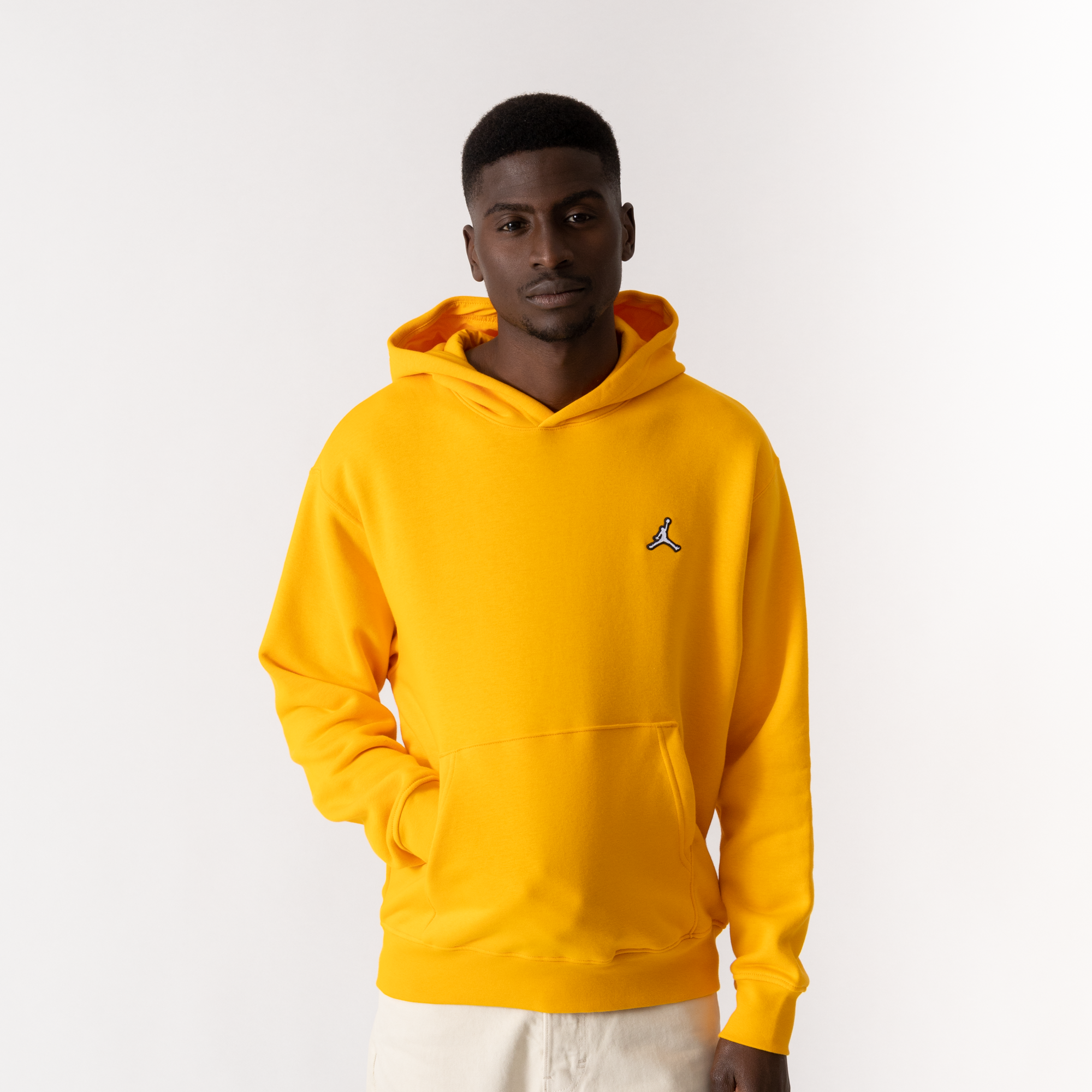 JORDAN HOODIE CORE ESSENTIAL JAUNE - SWEAT HOMME | Courir.com