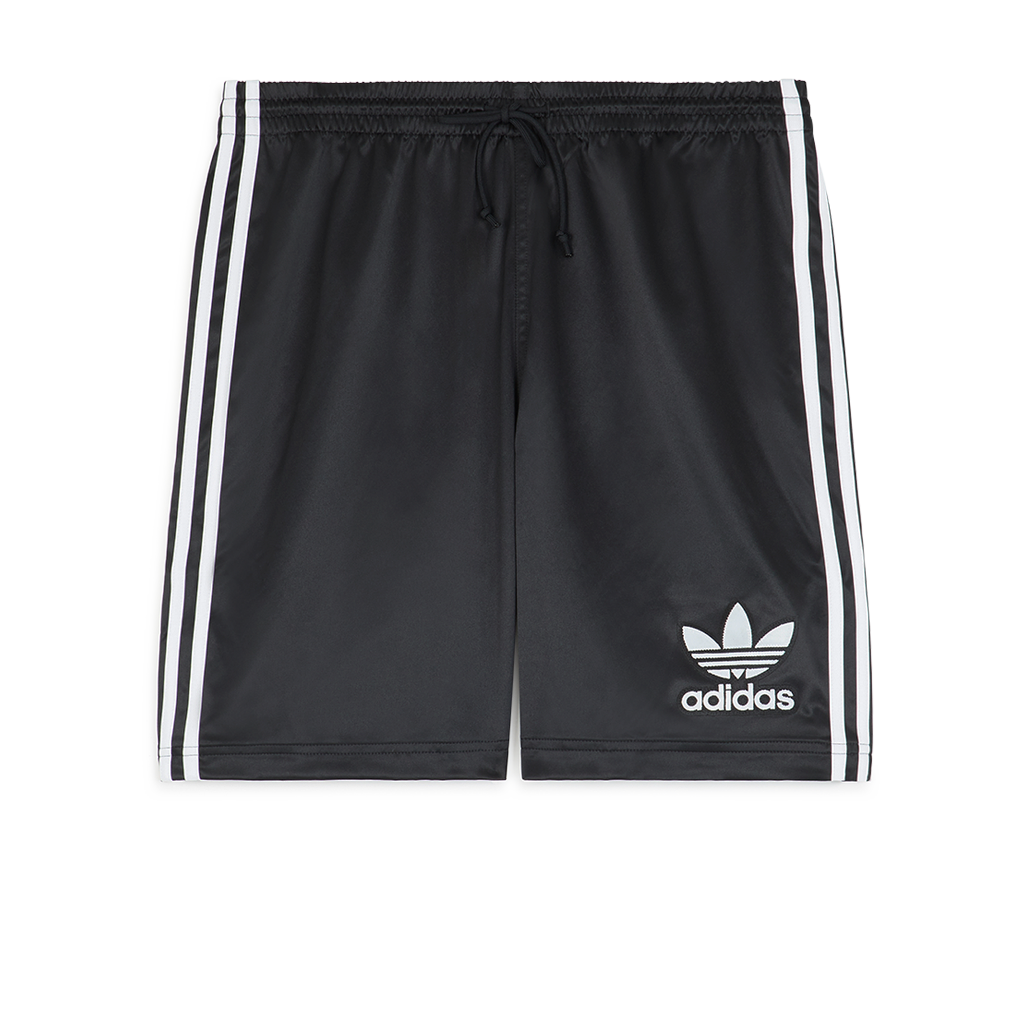 Baseball Short Satin Adidas Originals Noir/blanc L Homme