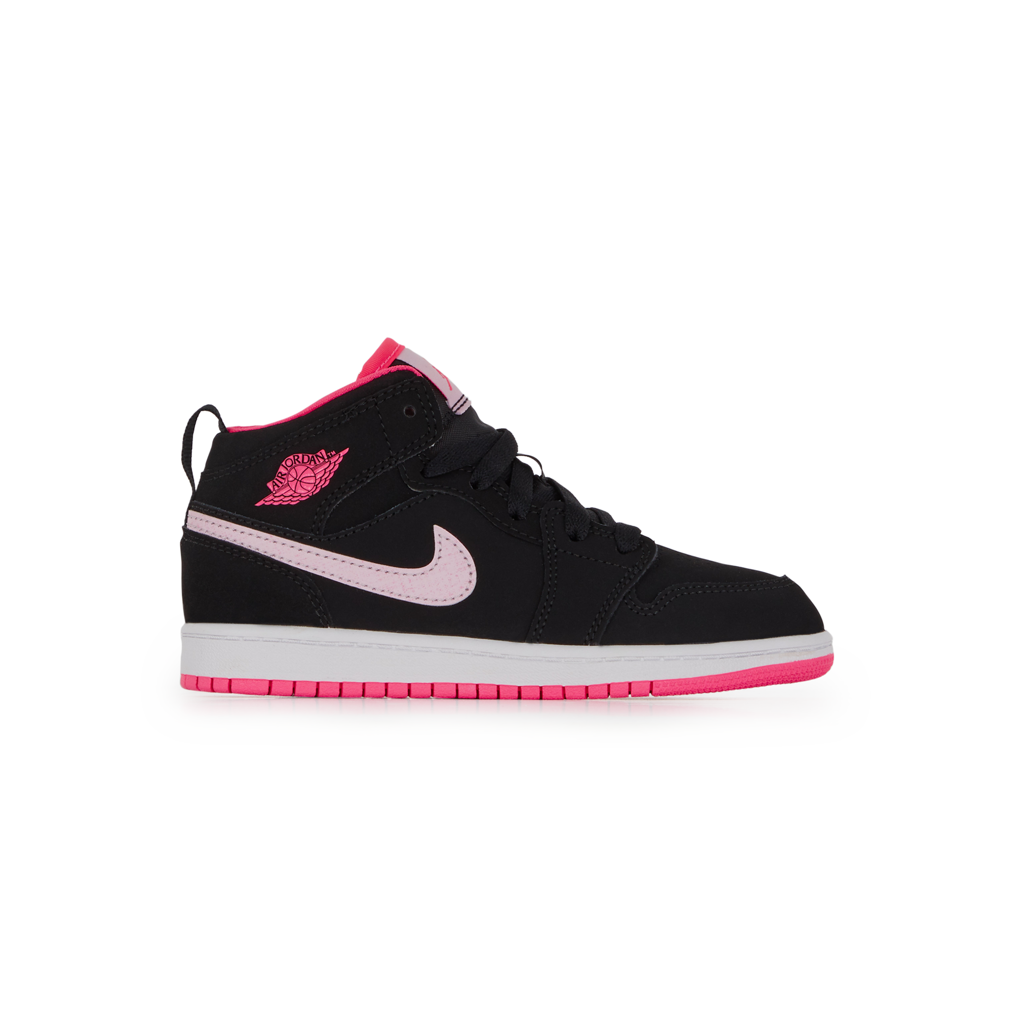 Air Jordan 1 Mid Jordan Noir/rose 28.5 Unisex