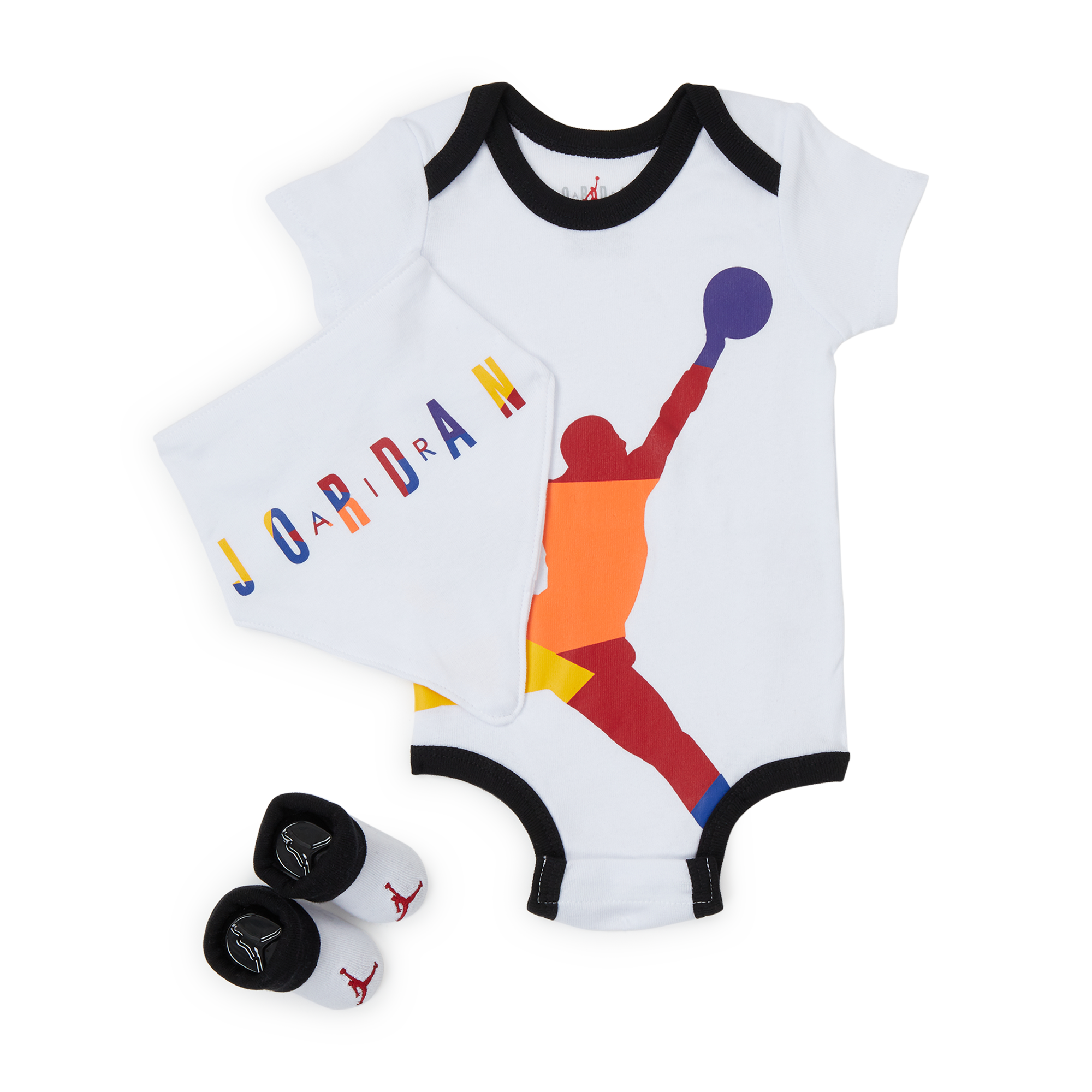3 Pc Set Mc Jumpman Logo Jordan Blanc/multicolor S Unisex