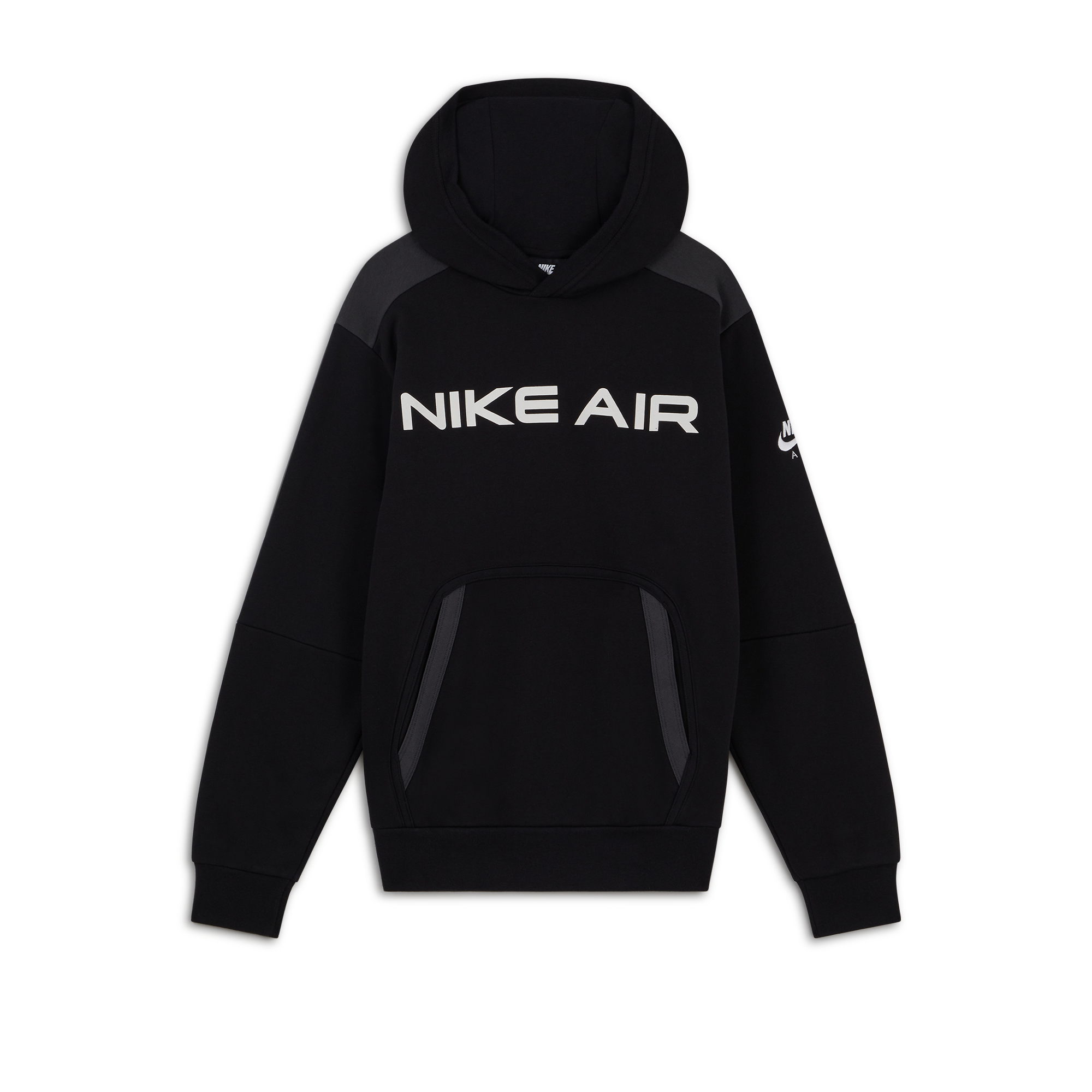 Hoodie Nike Air Fleece Noir/gris/blanc