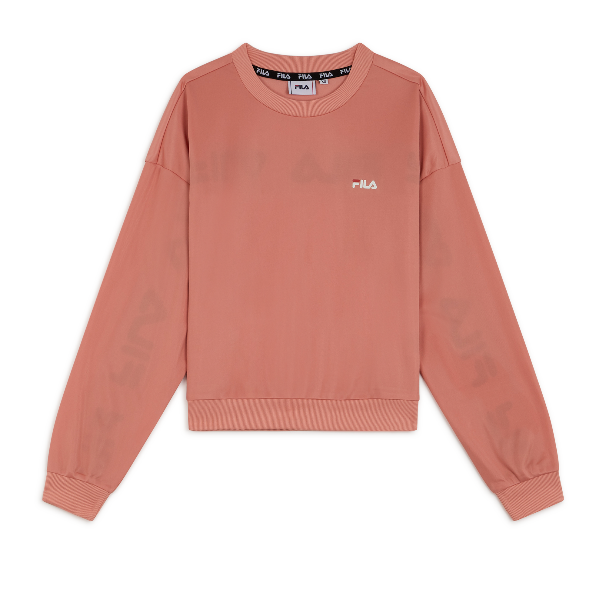Sweat Crew Tallis Fila Rose/noir/blanc M Female