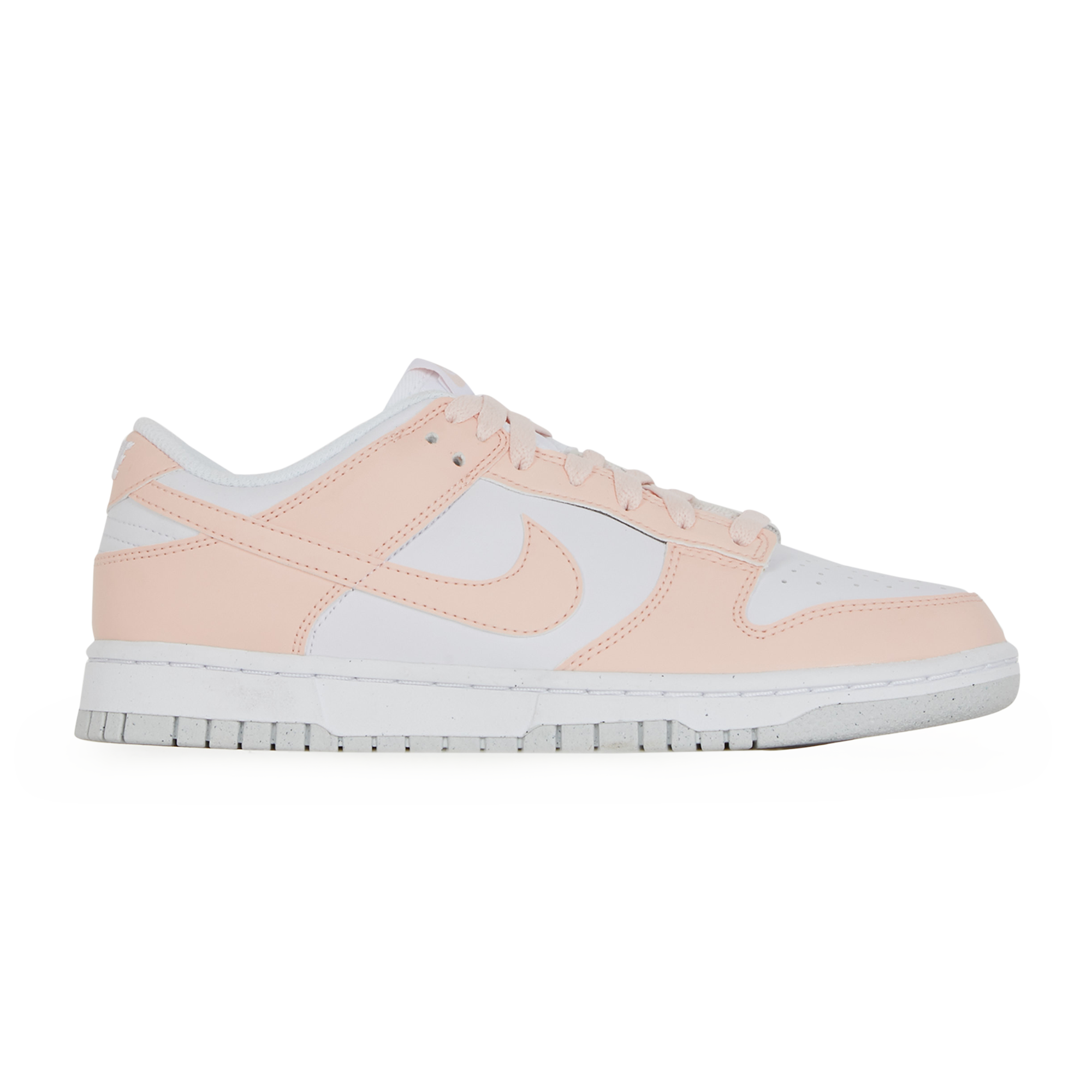 NIKE DUNK LOW NEXT NATURE PALE CORAL SNEAKERS FEMME ROSE BLANC LACETS Courir