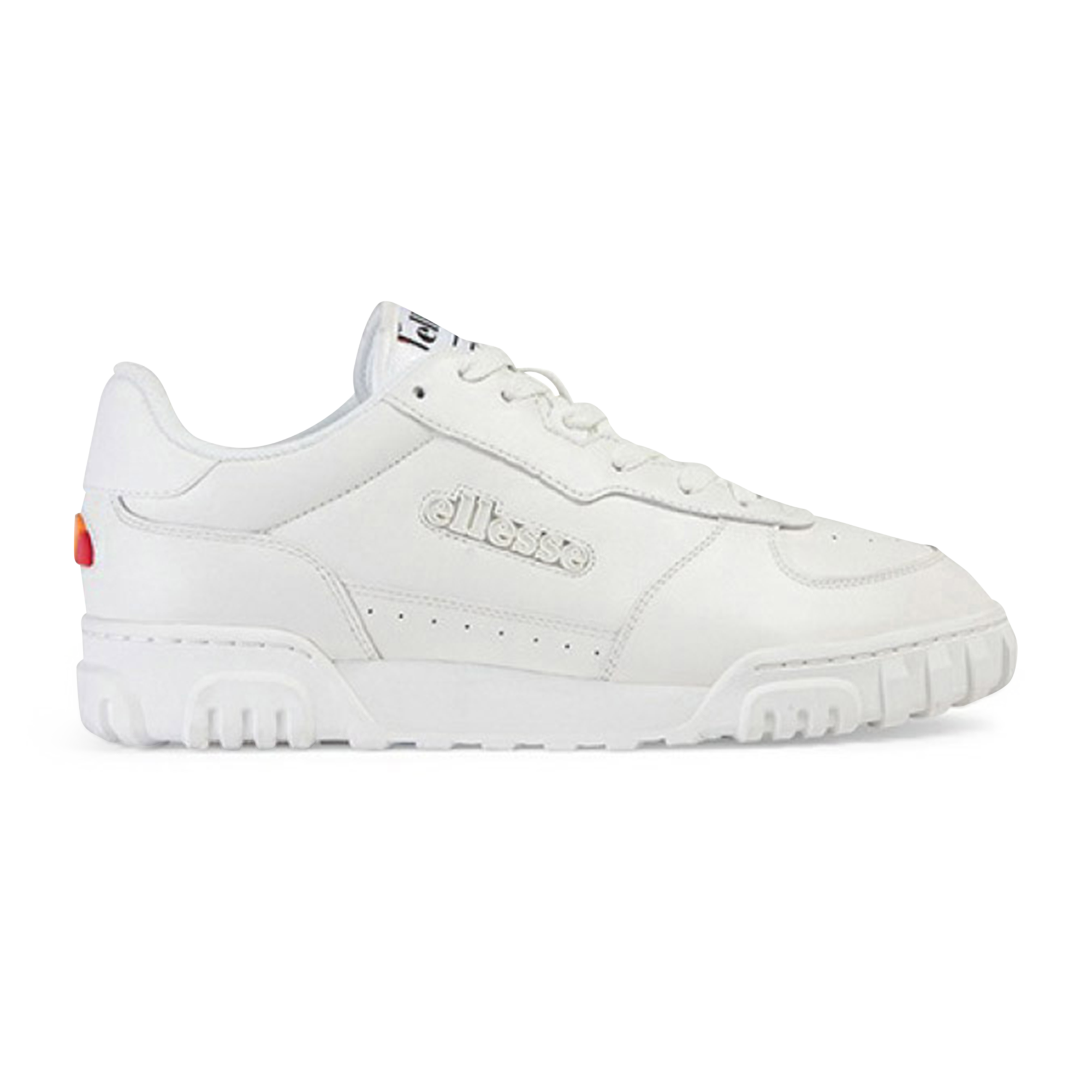 Tanker Low Leather Ellesse Blanc 42 Male