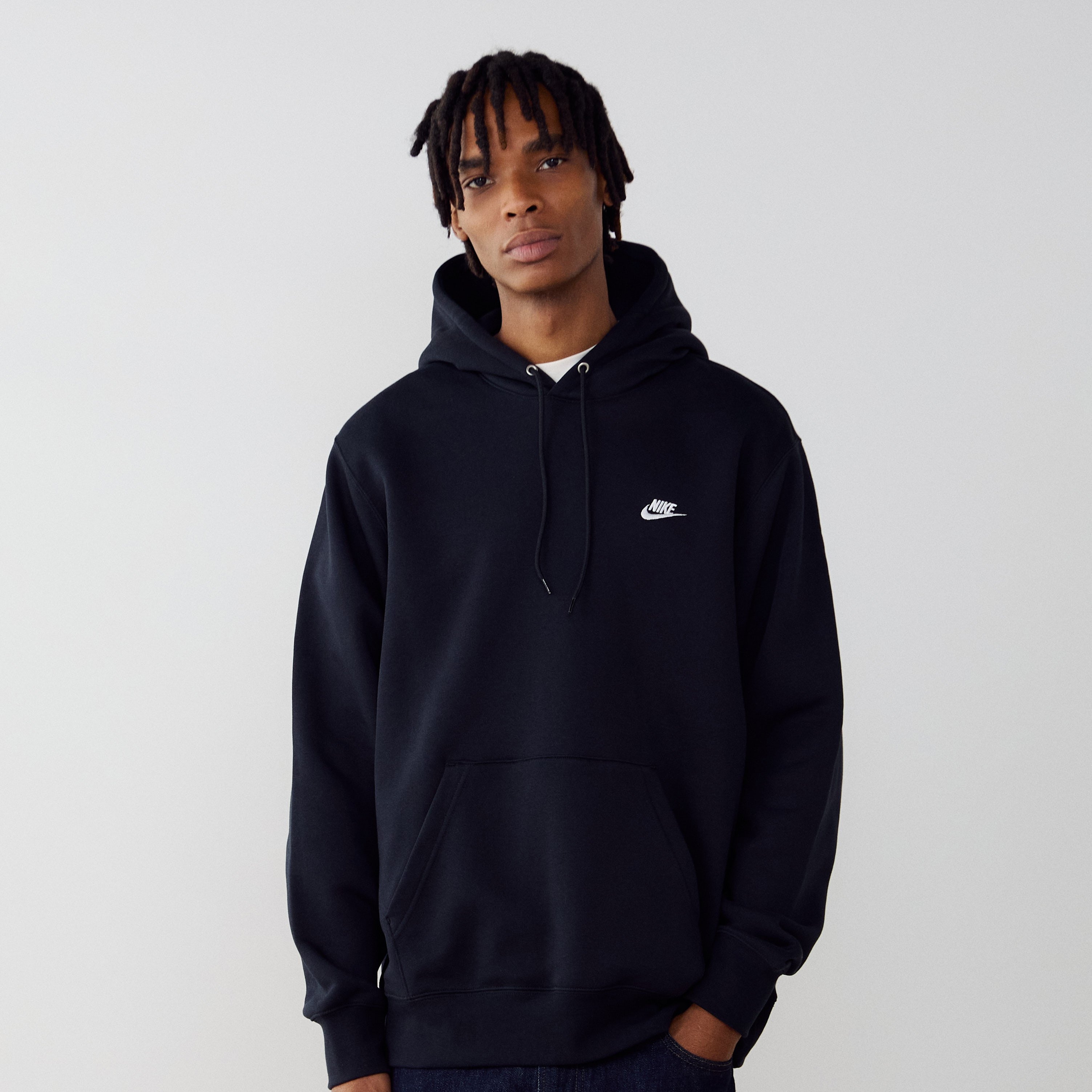 small nike logo hoodie