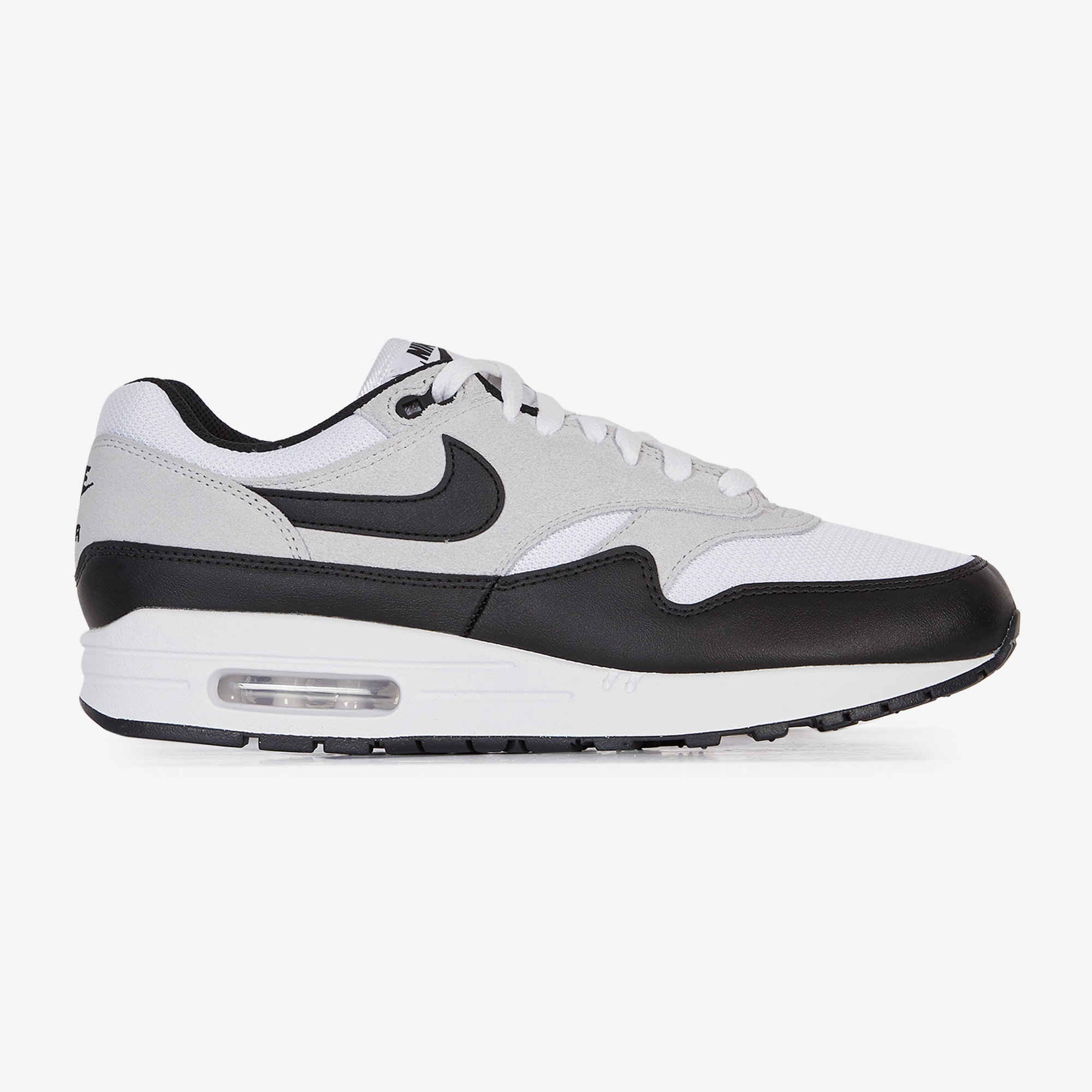 NIKE AIR MAX 1 WHITE BLACK SNEAKERS MEN Courir