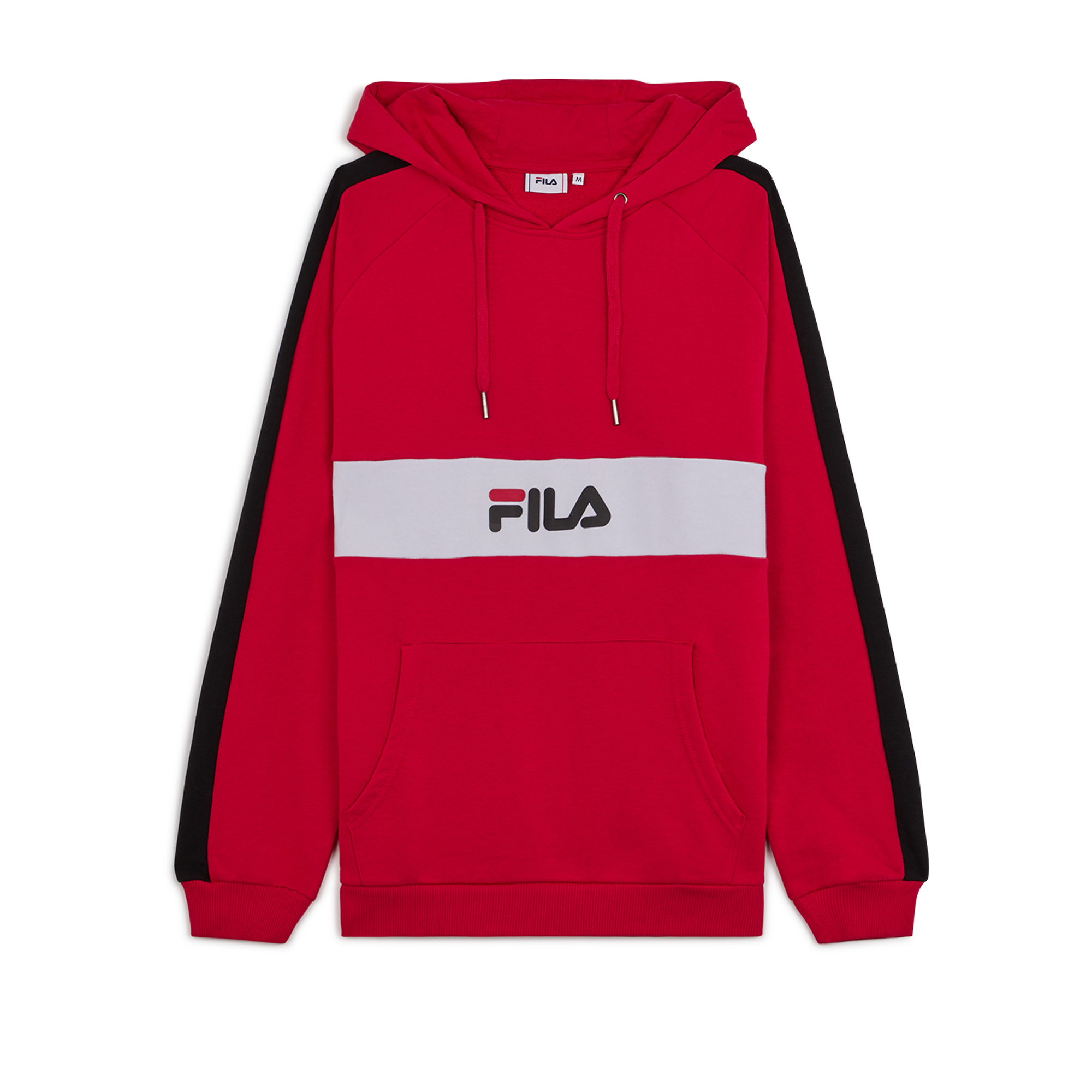 Hoodie Linear Fila Fila Rouge/blanc S Male
