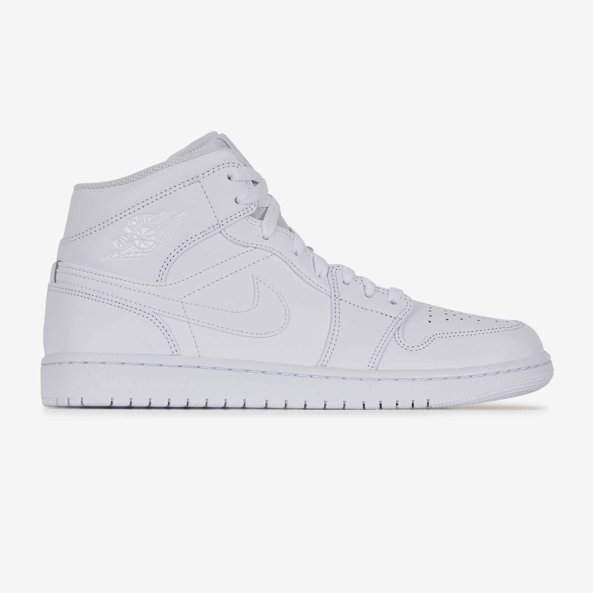 Air Jordan 1 Mid  Blanc