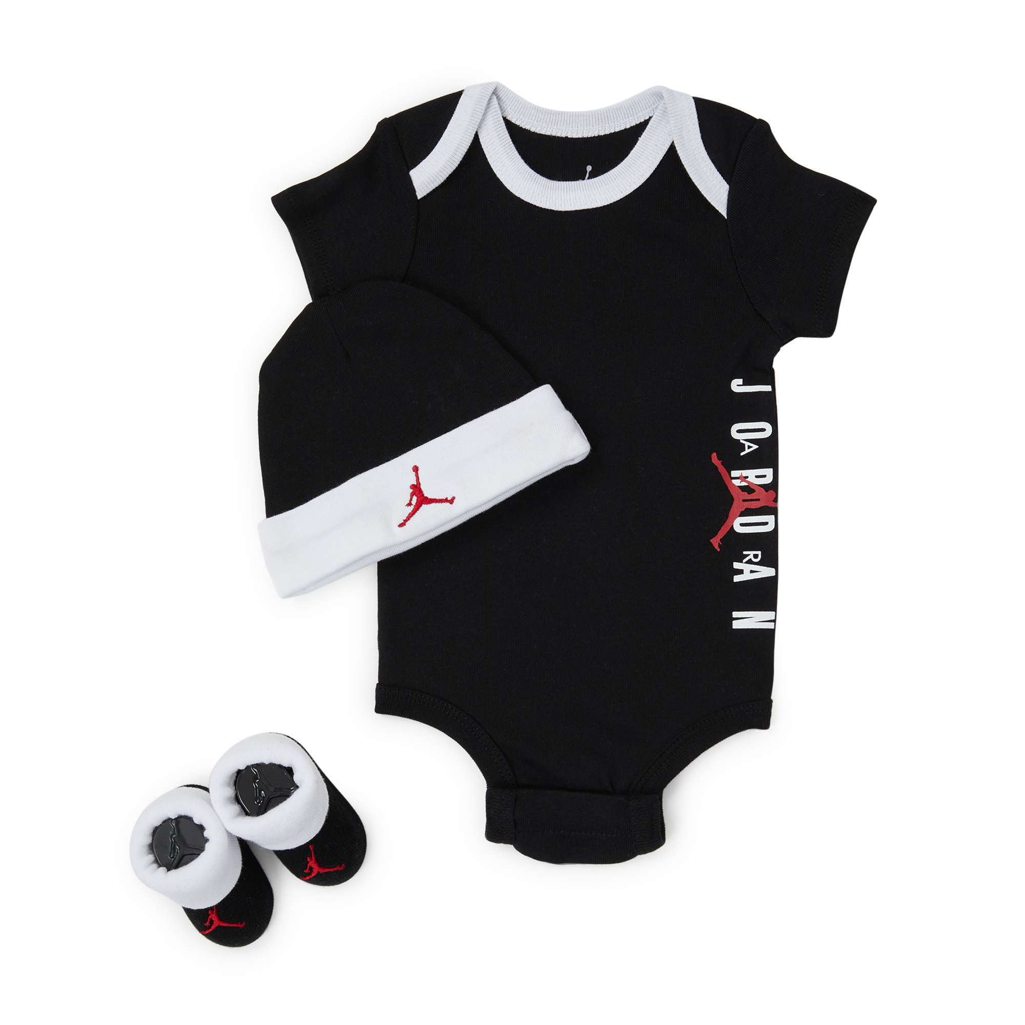 3pc Set Mc Jumpman Jordan Noir/blanc/rouge S Unisex