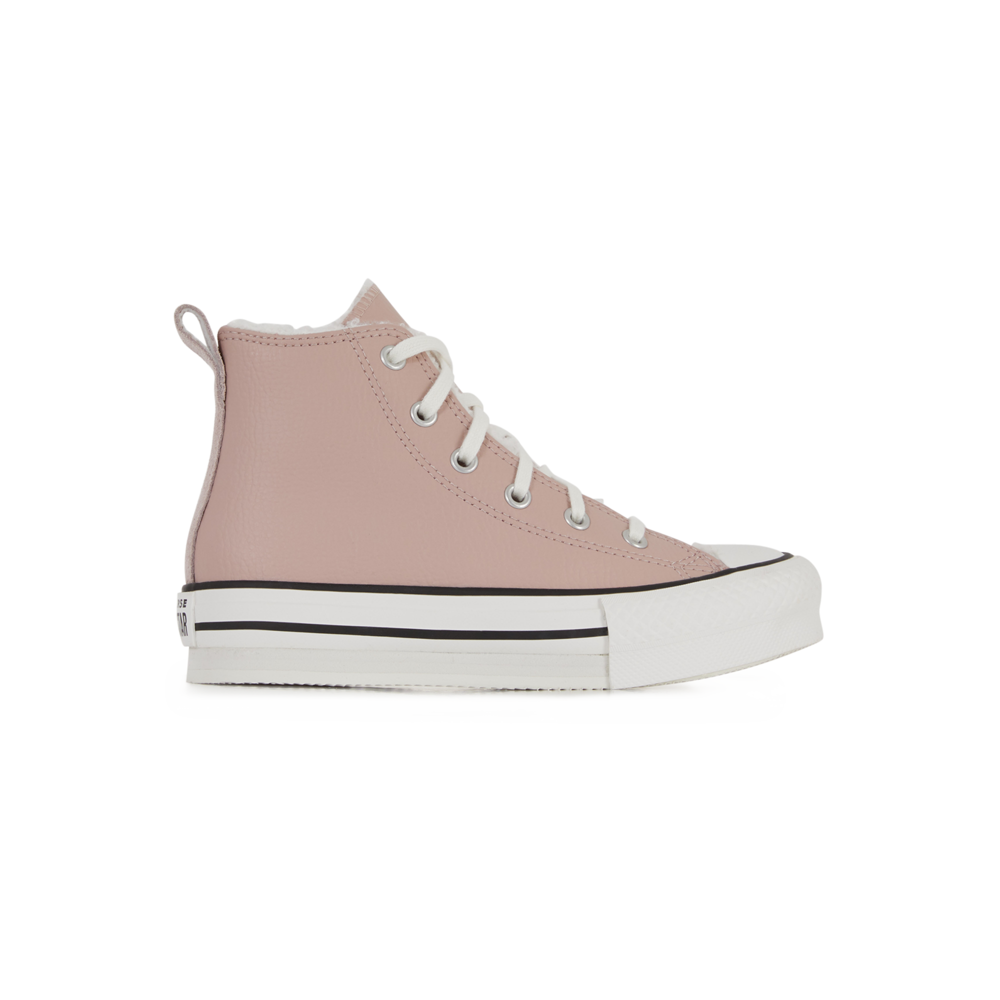 chuck taylor all star eva lift hi cozy  rose/blanc   - bébé -