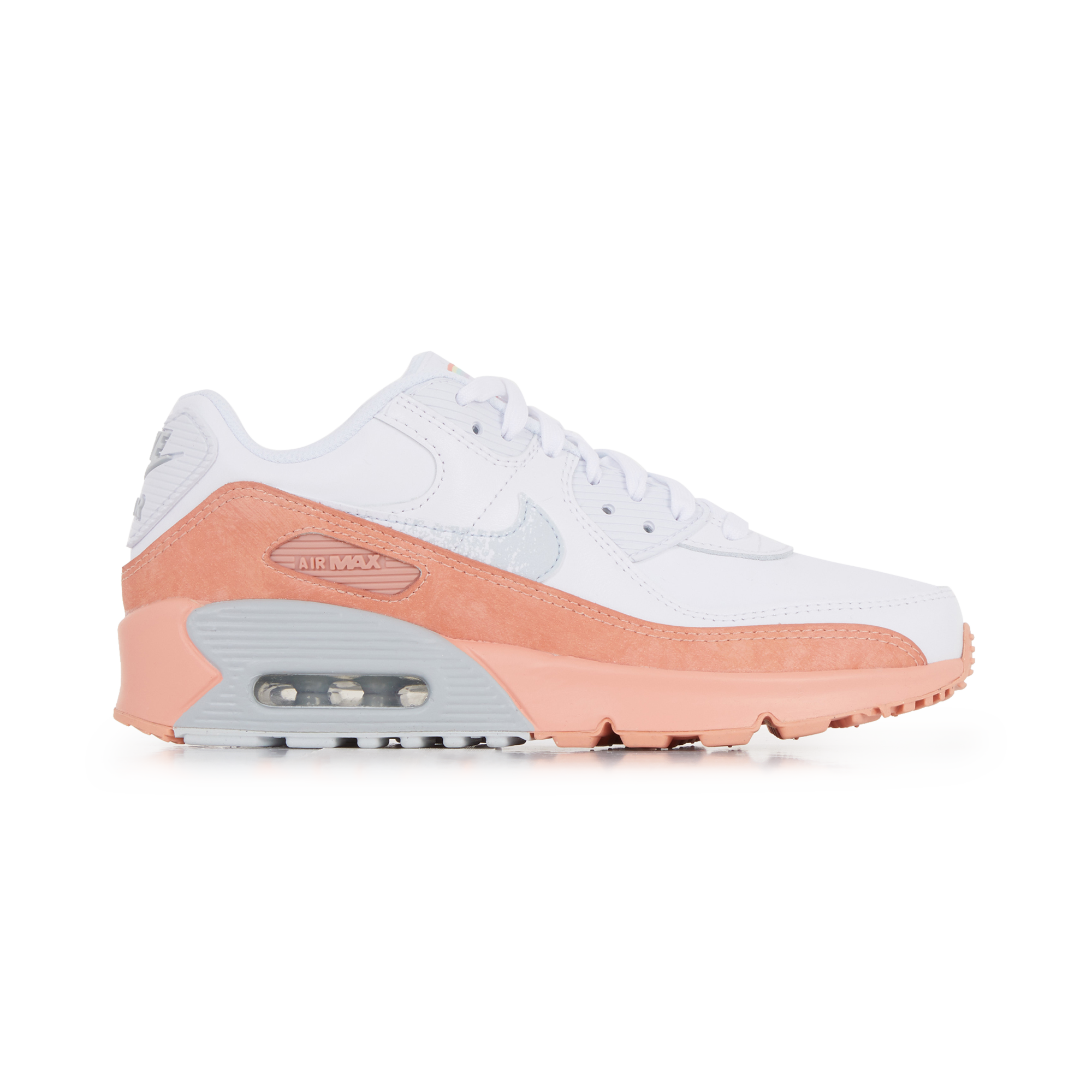 NIKE AIR MAX 90 WHITE PINK SNEAKERS CHILDREN Courir