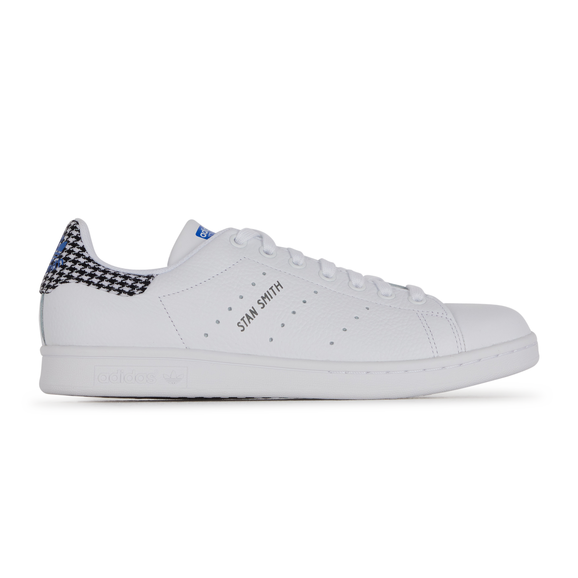 Stan Smith Pied De Poule Adidas Originals Blanc/noir/blanc 41 1/3 Male