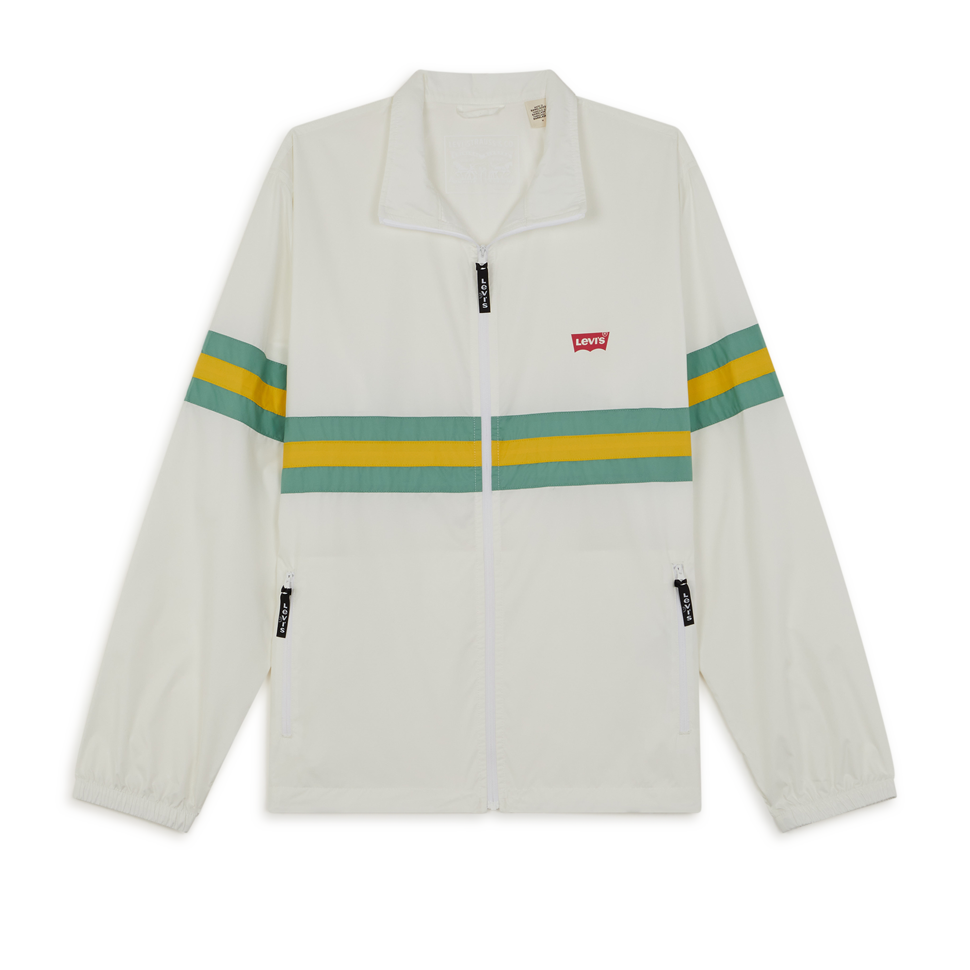 Windbreaker Colorblocked Levis Blanc/vert/jaune L Male