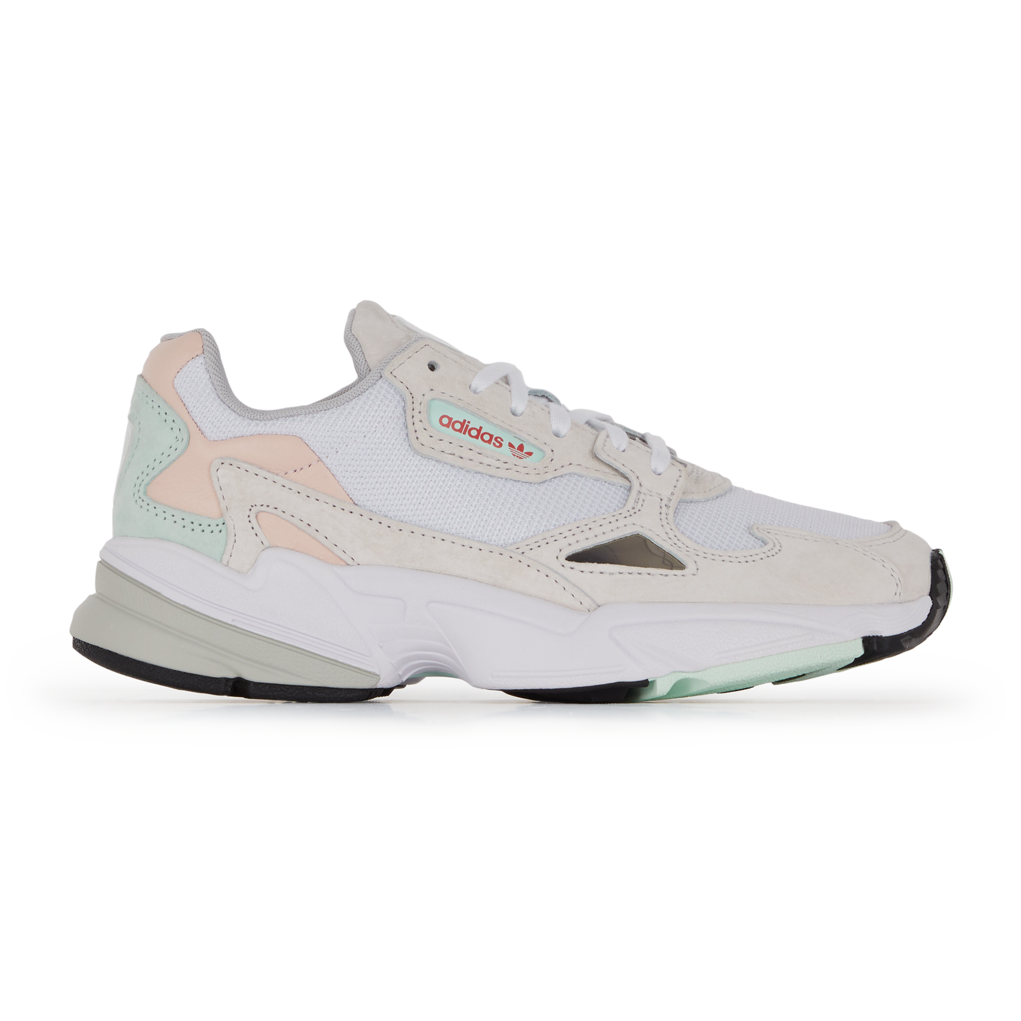 Falcon Adidas Originals Blanc/noir/rose 36 Female