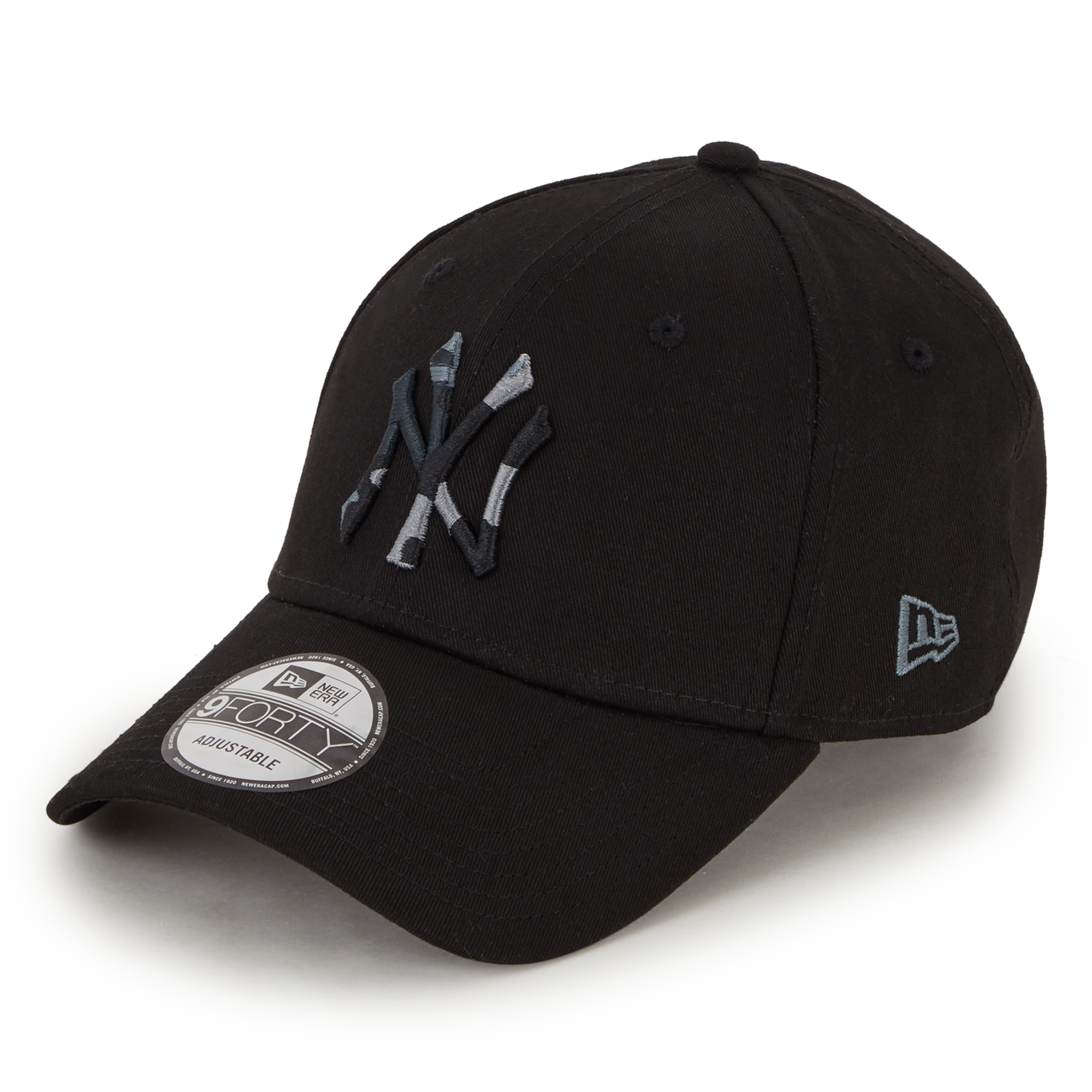 9forty Ny Broderie Camo Noir