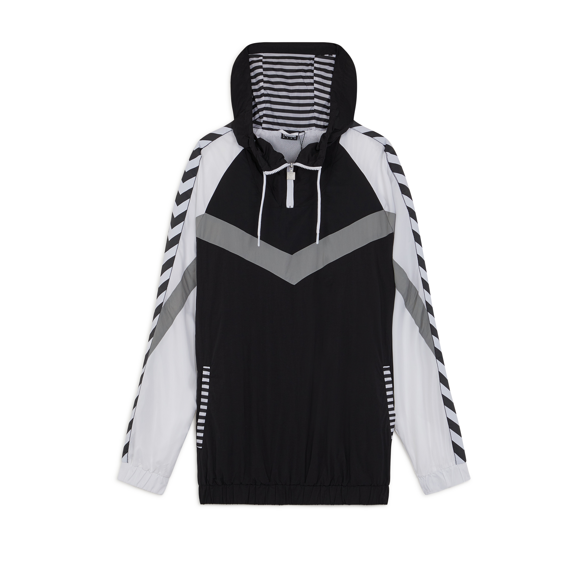 Sweat Christian Half Zip Hummel Noir/blanc L Male