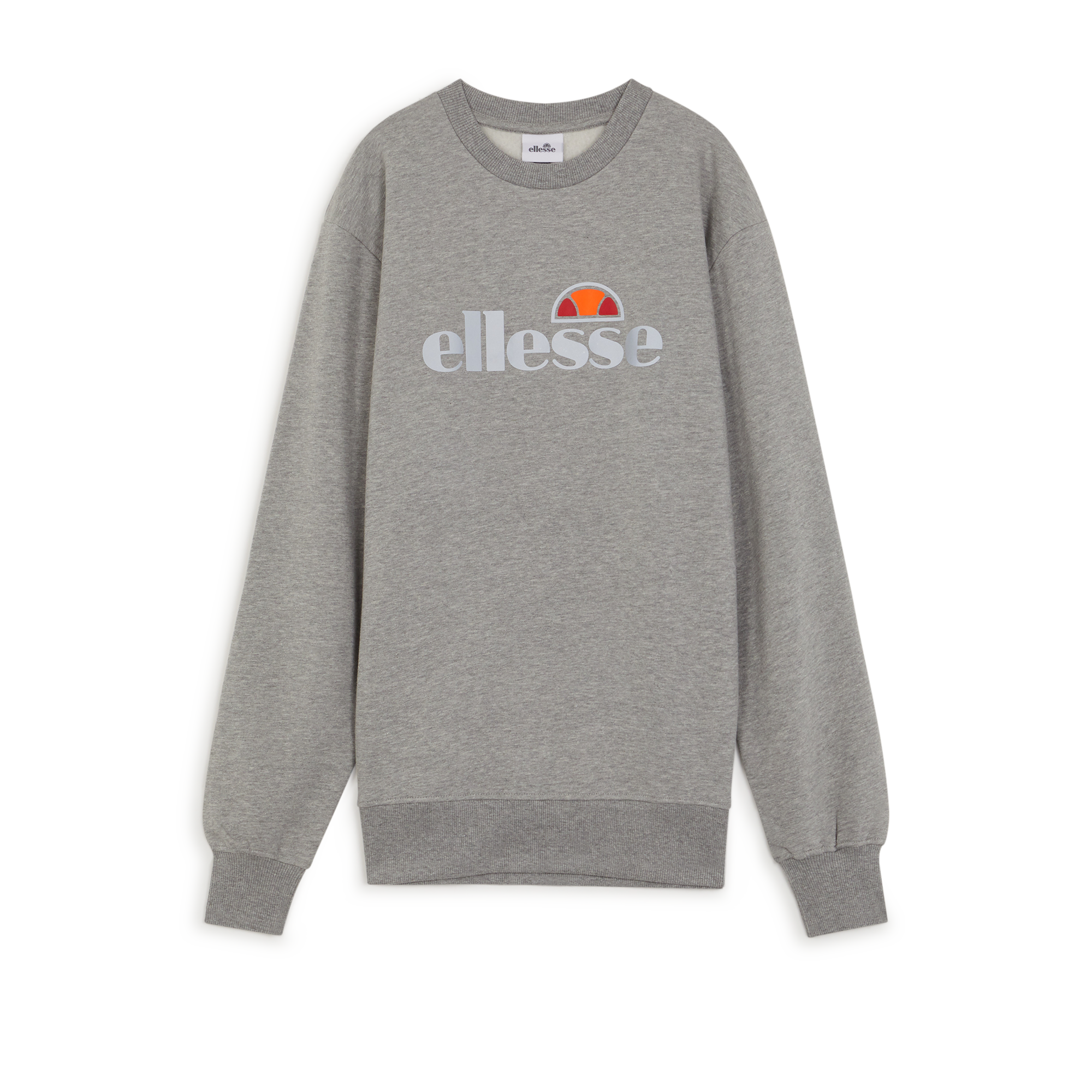 Sweat Pizzoli Logo Reflective Ellesse Gris L Male