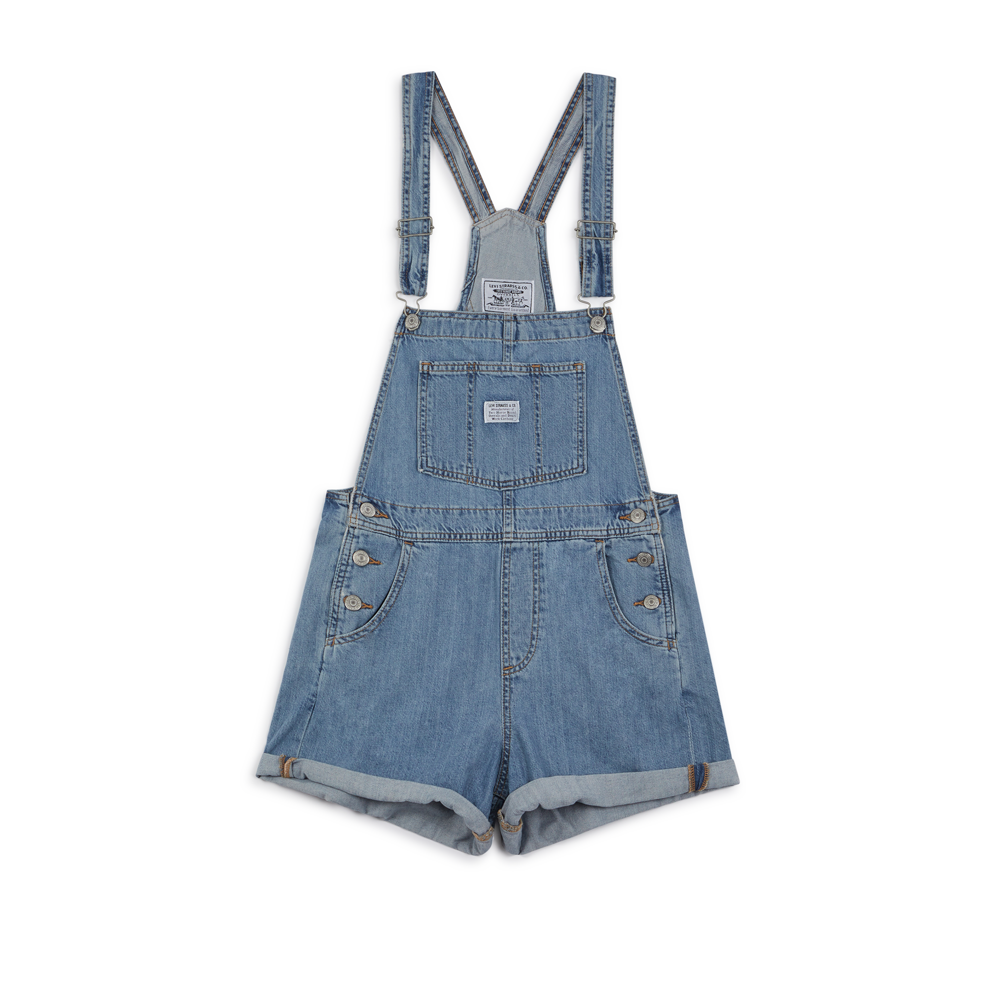 Short Salopette Vintage Levis Denime Xs Female