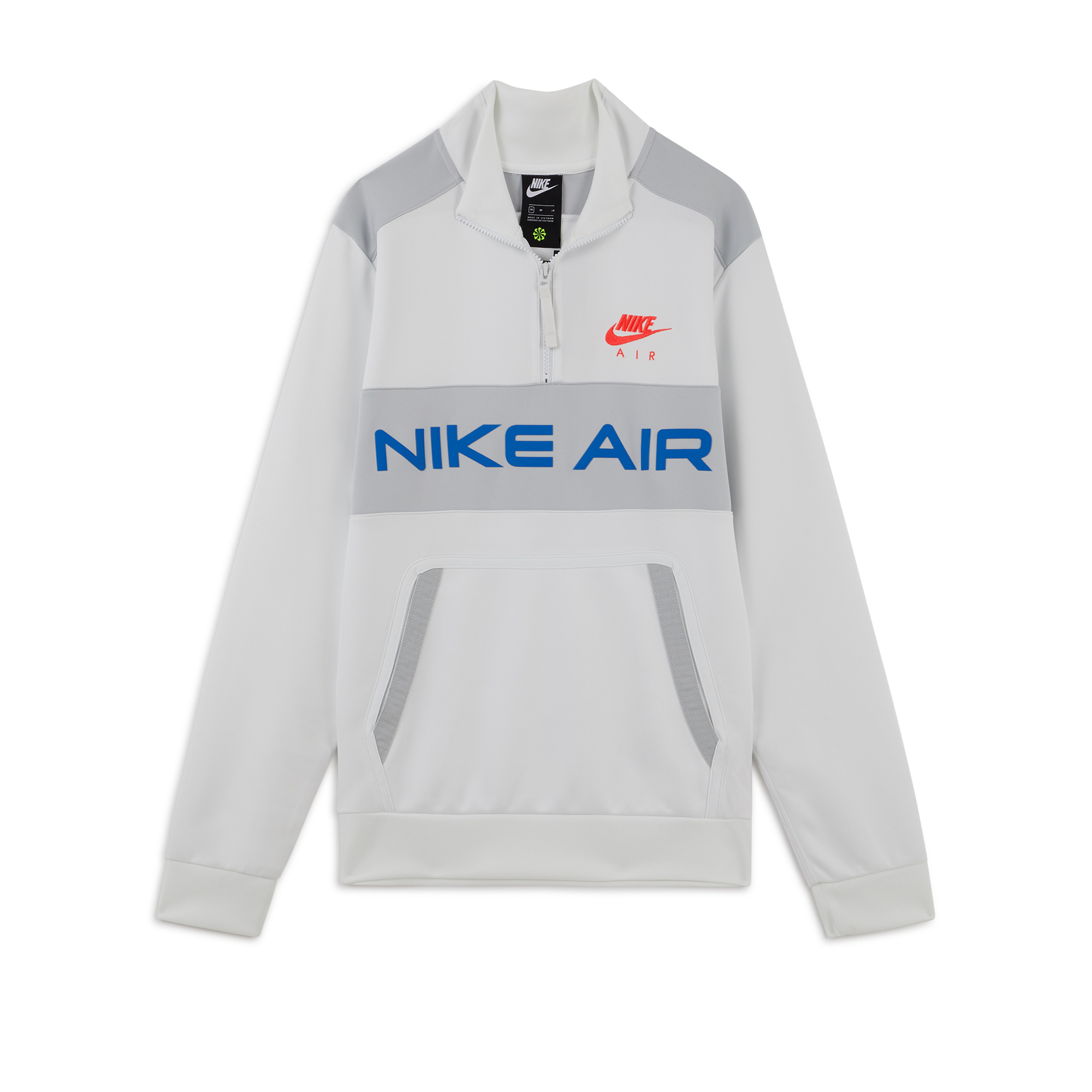 Jacket Veste Nike Air Pk Blanc/gris/bleu