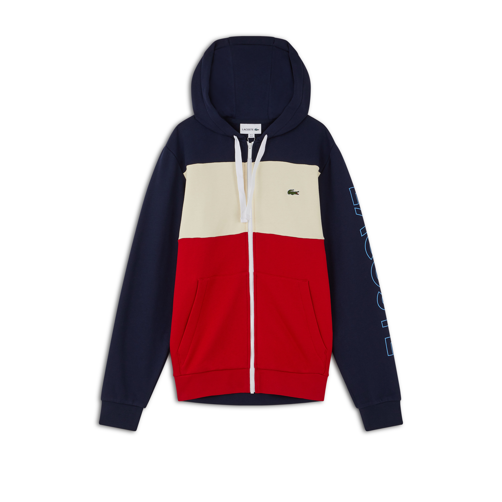 Jacket Fz Tricolore Small Logo Marine/beige/rouge
