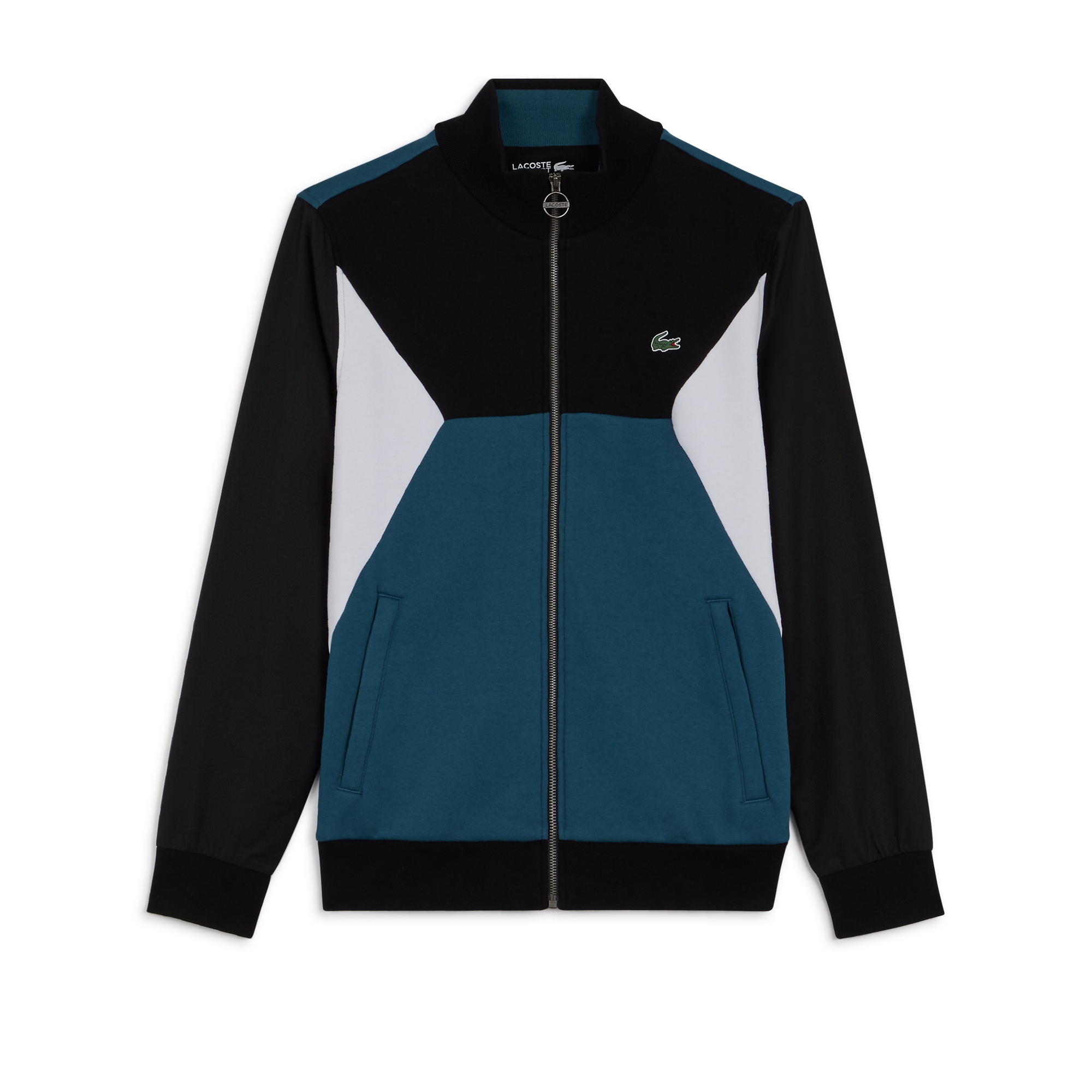 Jacket Fz Lacoste Noir/vert/blanc S Male