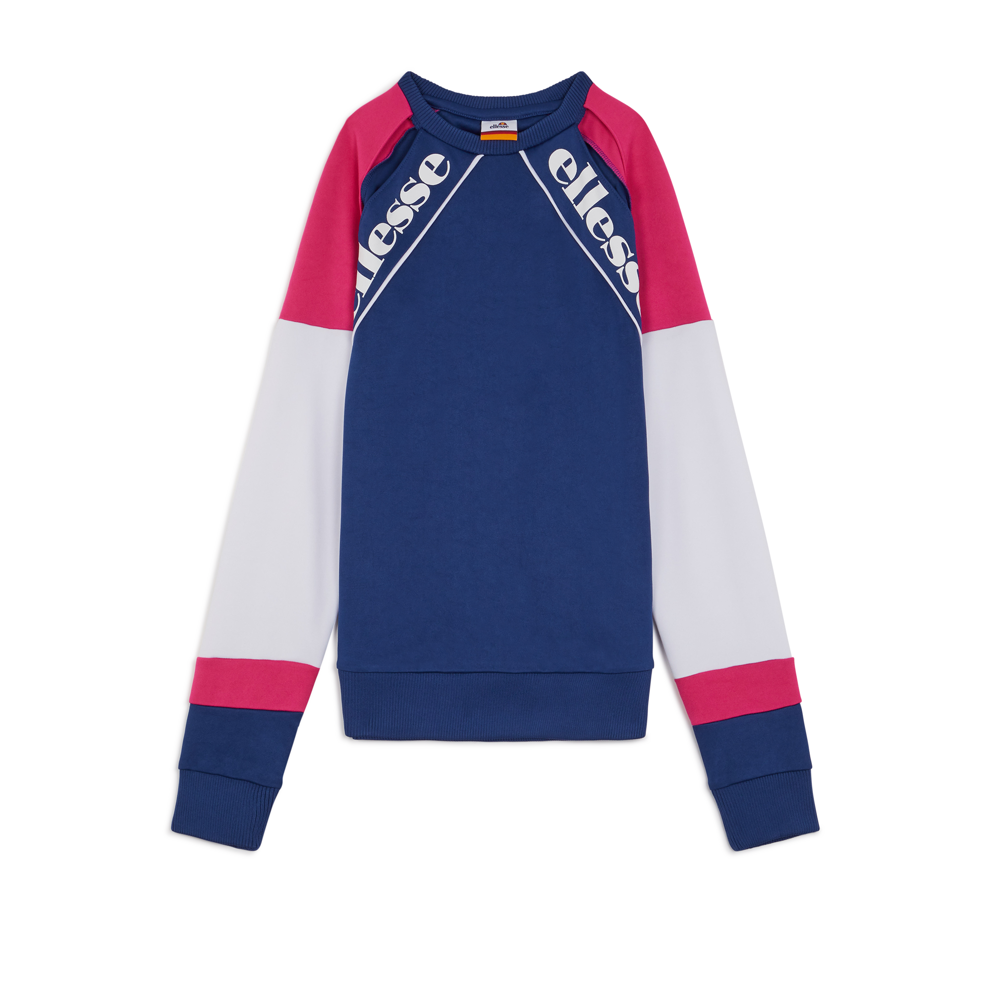 Sweat Maura Colorblock Ellesse Bleu/ Orange M Female