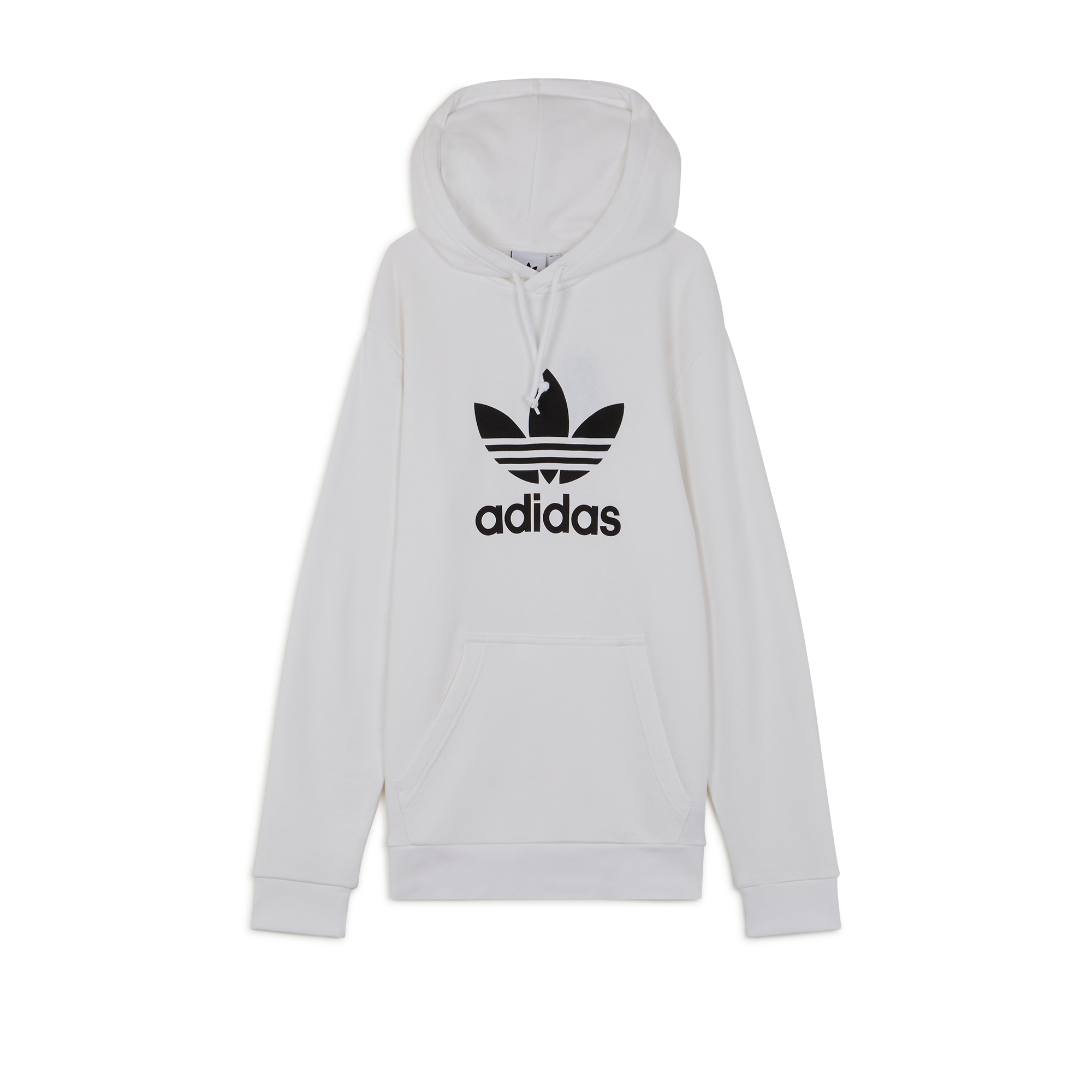 Hoodie Trefoil Adidas Originals Blanc L Male