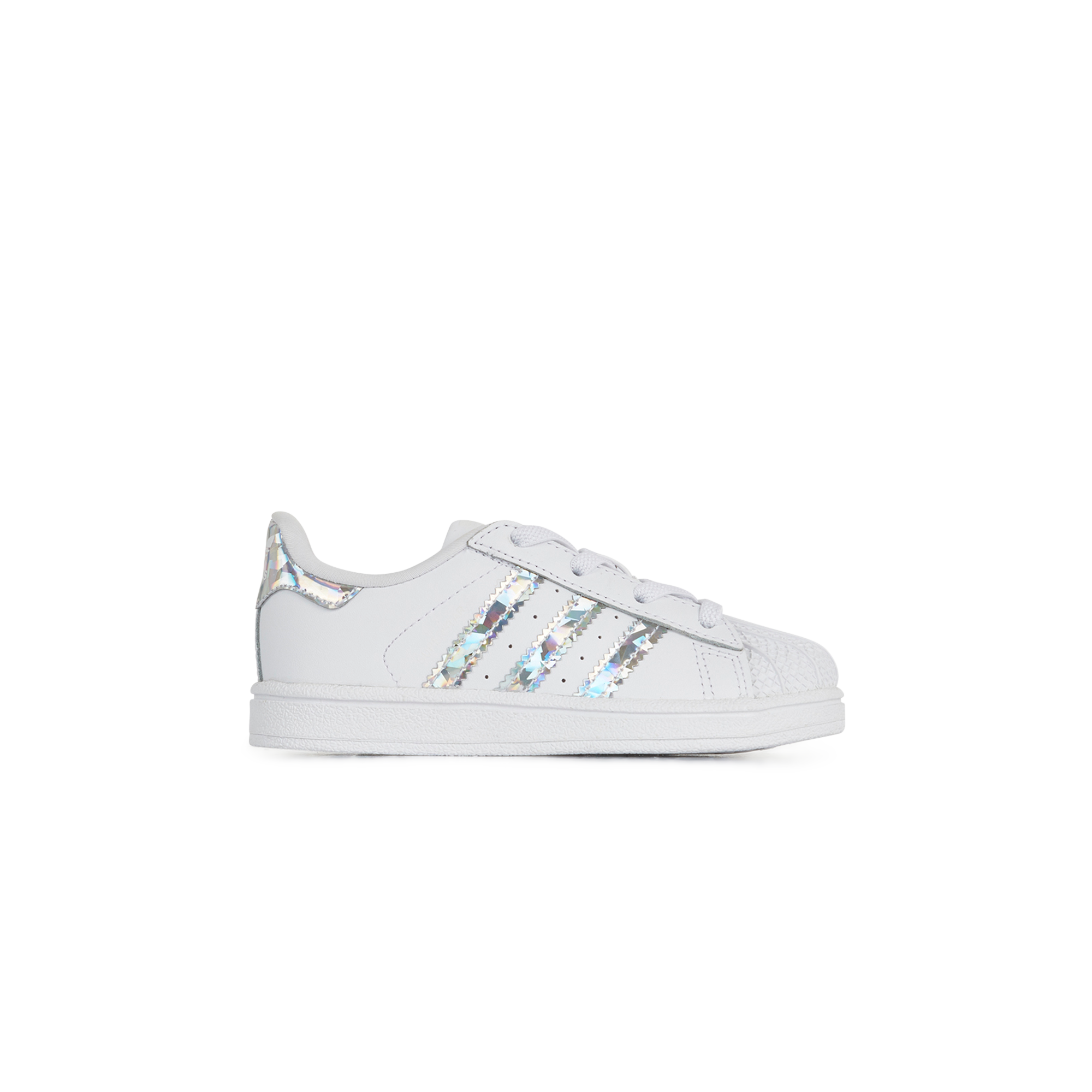 Superstar Hologram Adidas Originals Blanc/argent 26 Unisex