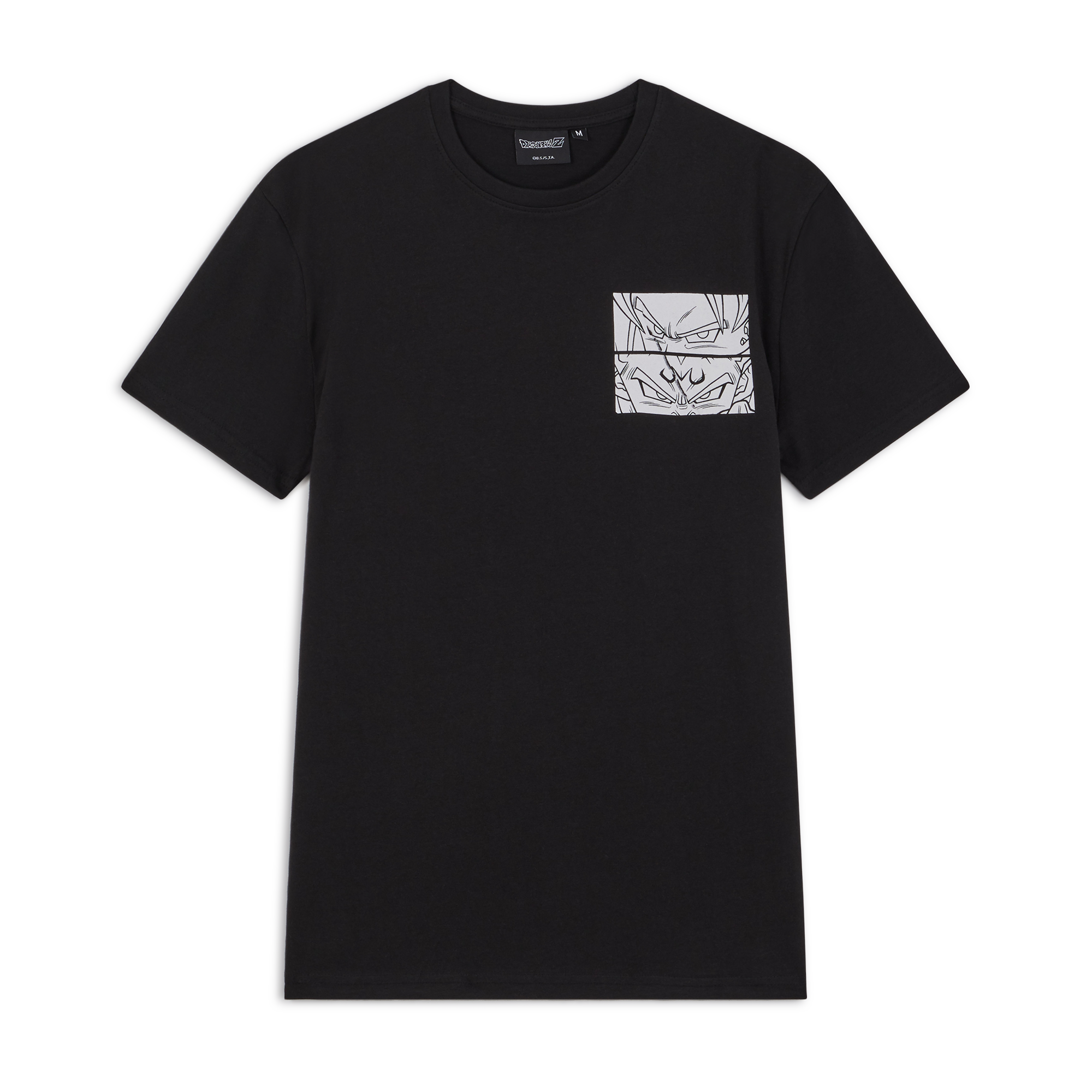 Tee Shirt Goku Vs Majin Vegeta Noir