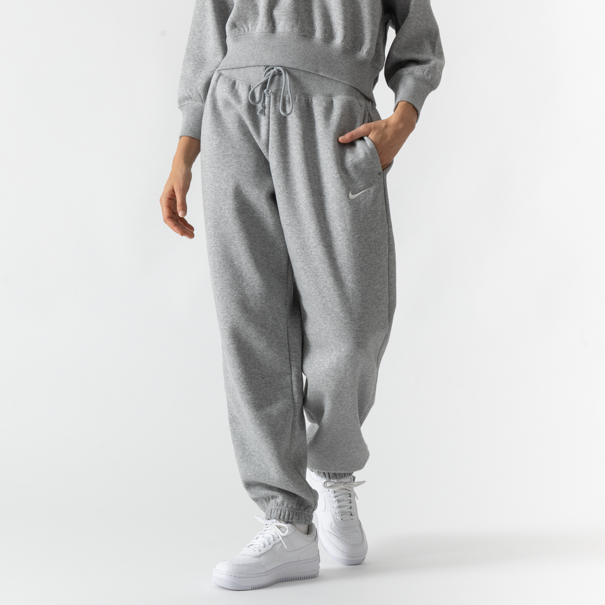 NIKE PANT JOGGER STYLE OVERSIZED GRIS - PANTALON FEMME