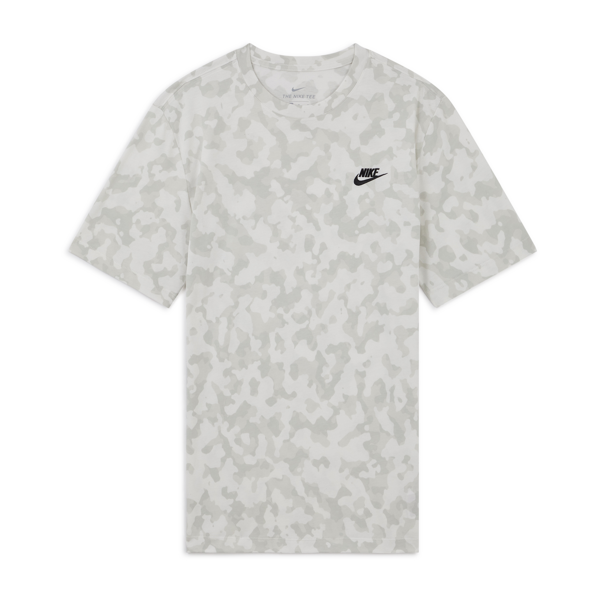Tee Shirt Aop Camouflage Blanc/gris
