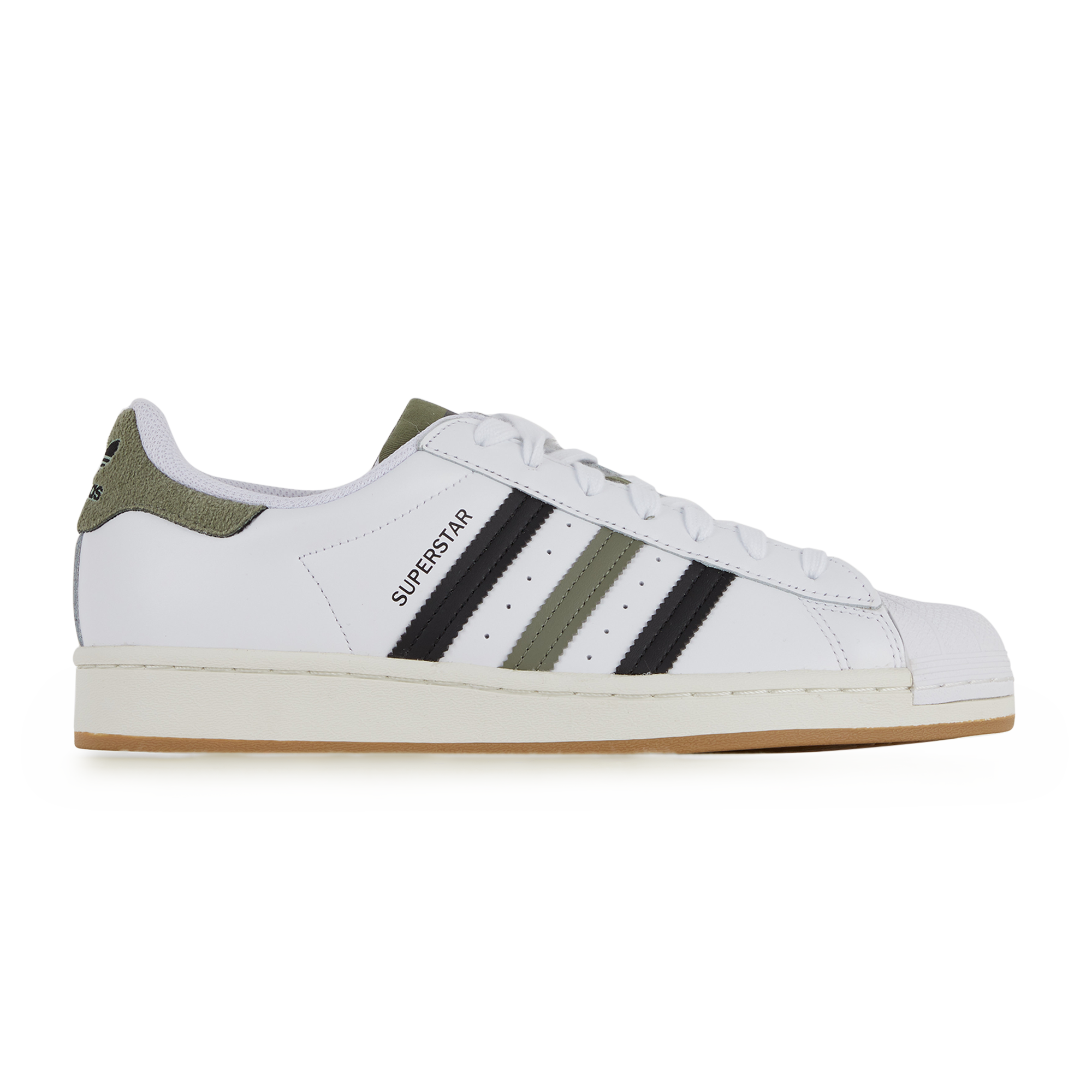 ADIDAS ORIGINALS SUPERSTAR SURPLUS BLANC/KAKI | Courir.com