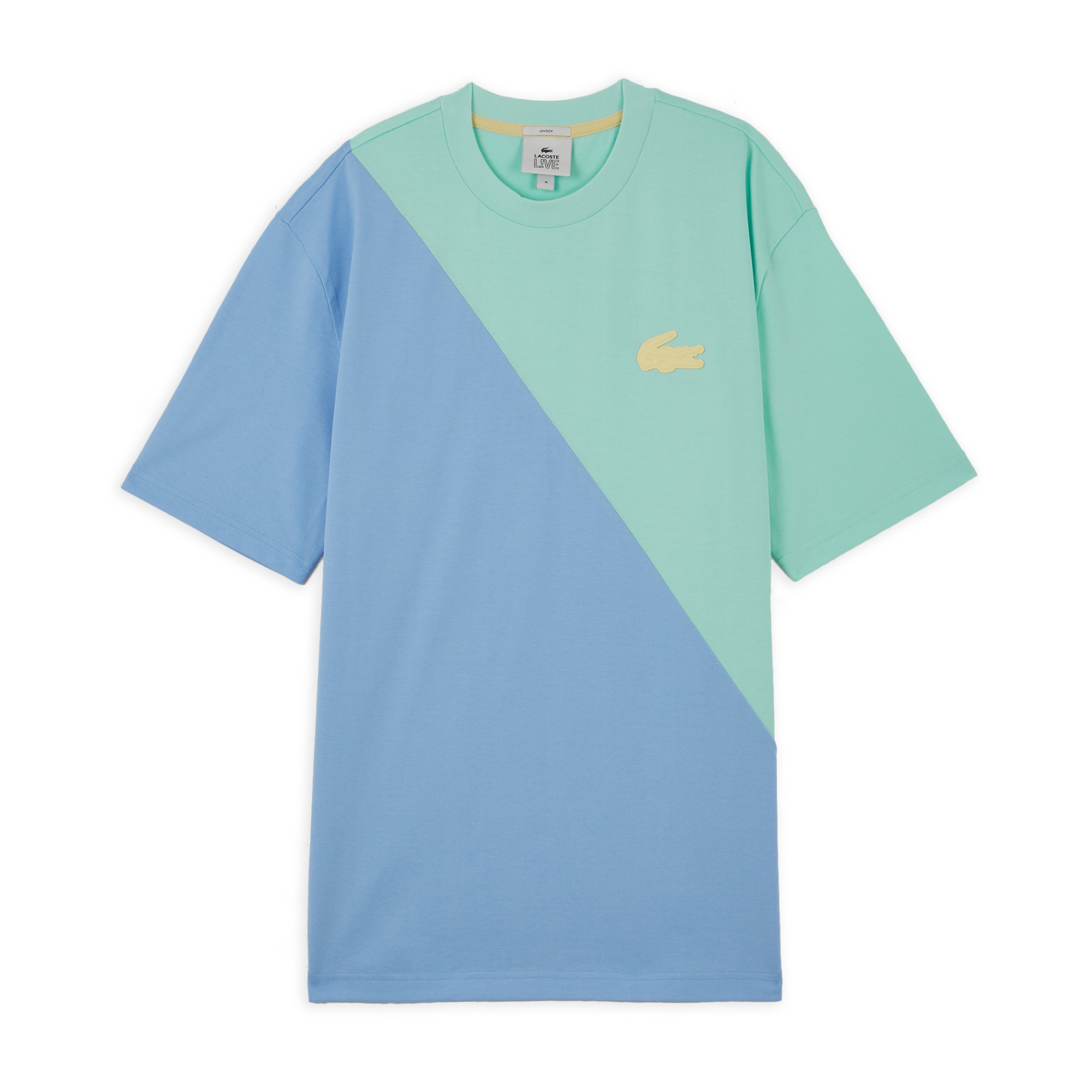 Tee Shirt Pastel Colorblock Bleu/vert