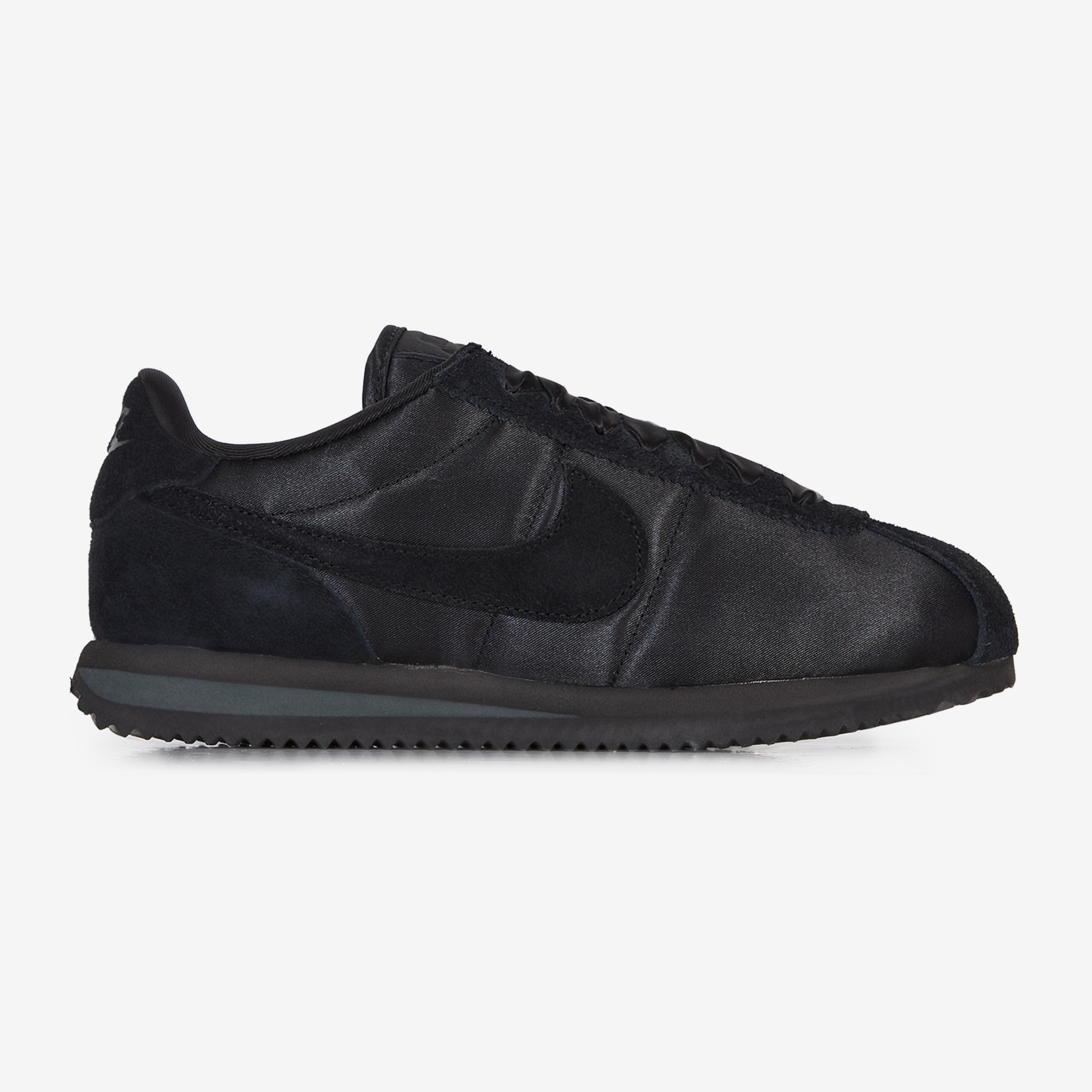 NIKE CORTEZ SATIN BLACK SNEAKERS WOMEN