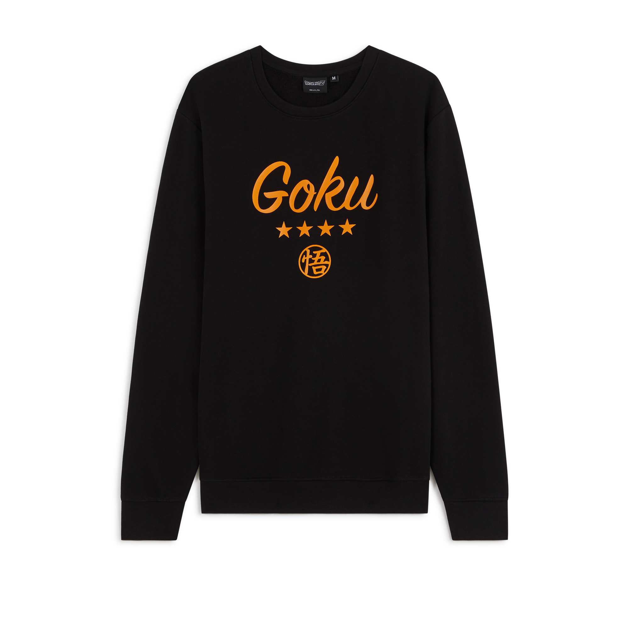 Sweat Crewneck Goku Noir/orange