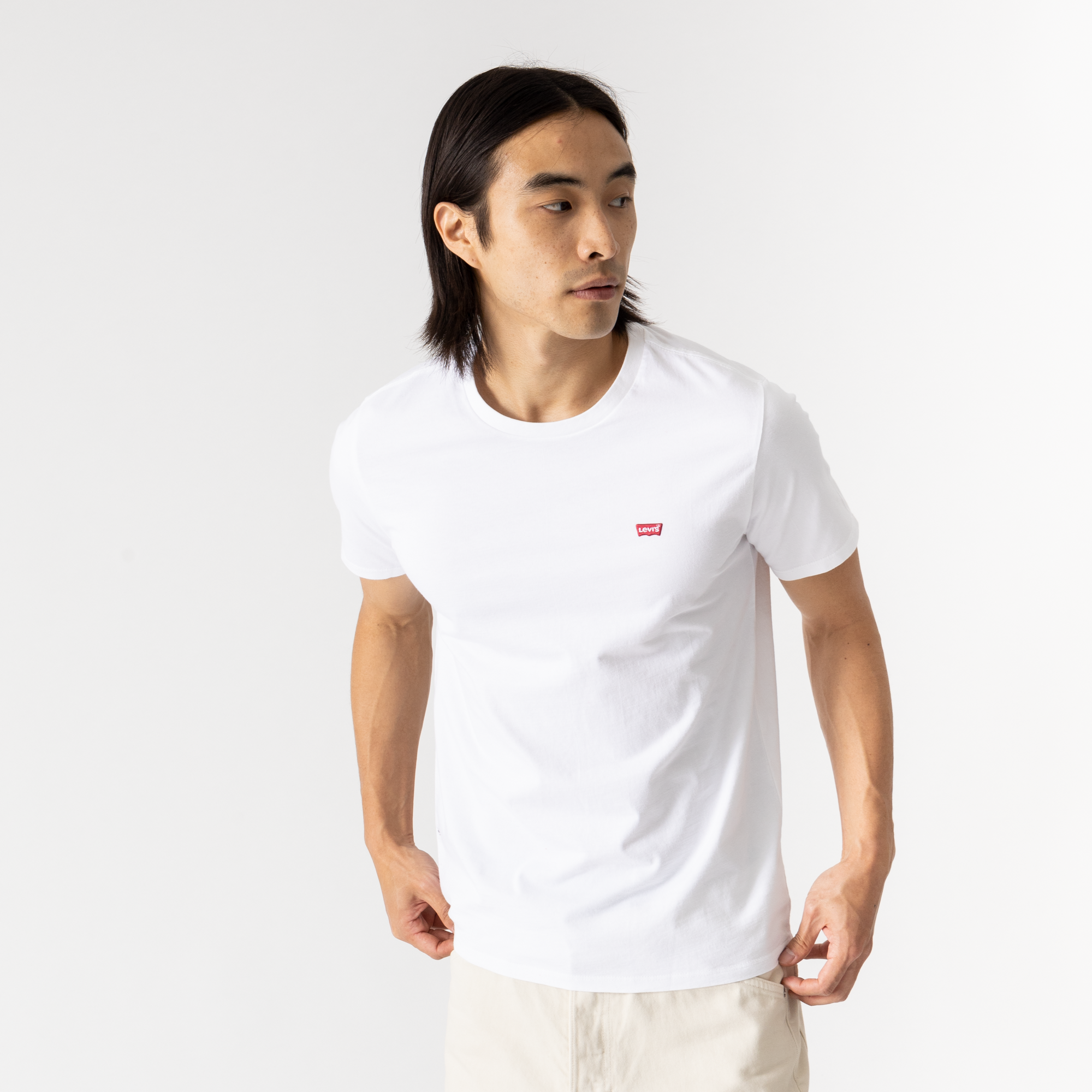 Tee Shirt Original Hm Levis Blanc L Male