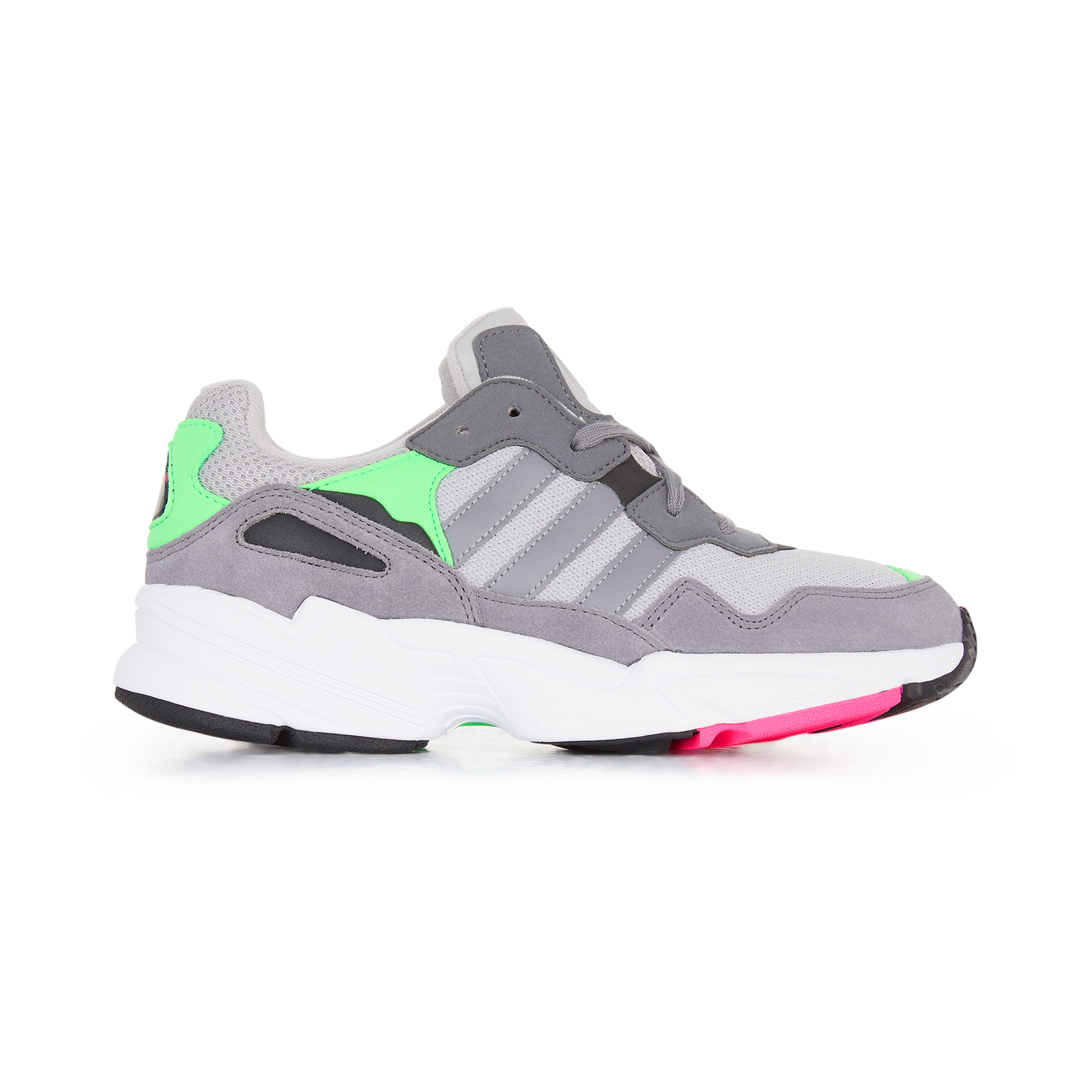 Yung 96 Adidas Originals Gris/vert 37 1/3 Unisex