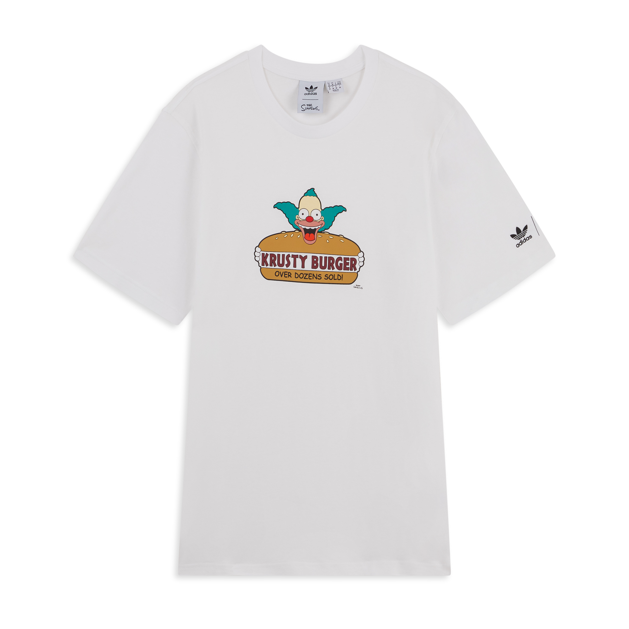 Tee Shirt Simpsons Krusty Burger Blanc