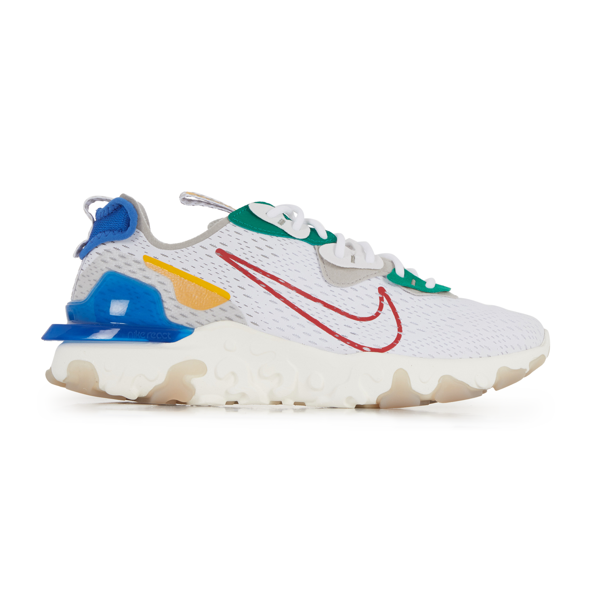 NIKE REACT VISION WHITE/MULTI - SNEAKERS Courir.com