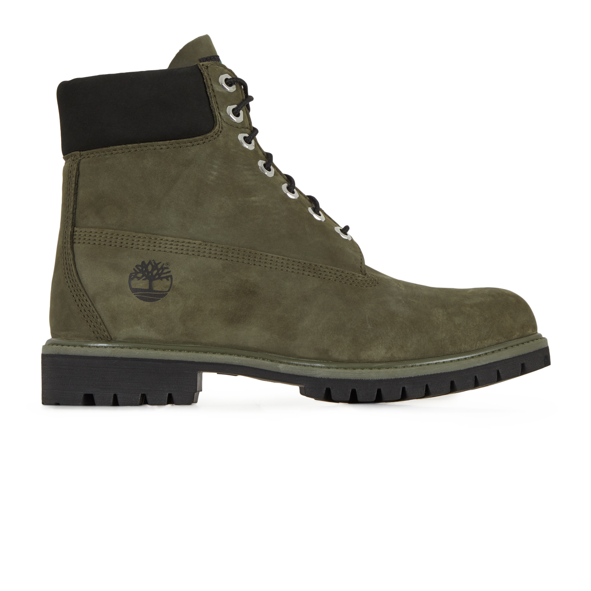 Timberland Men's 6" Premium Boot in Dark Green Nubuck - TB0A2KZQA581