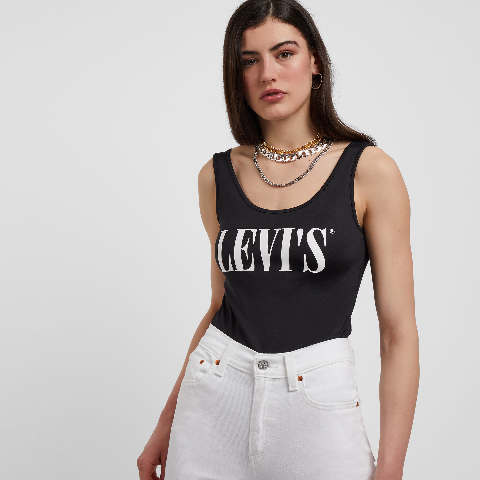 Body Suit Graohic Levis Noir M Female