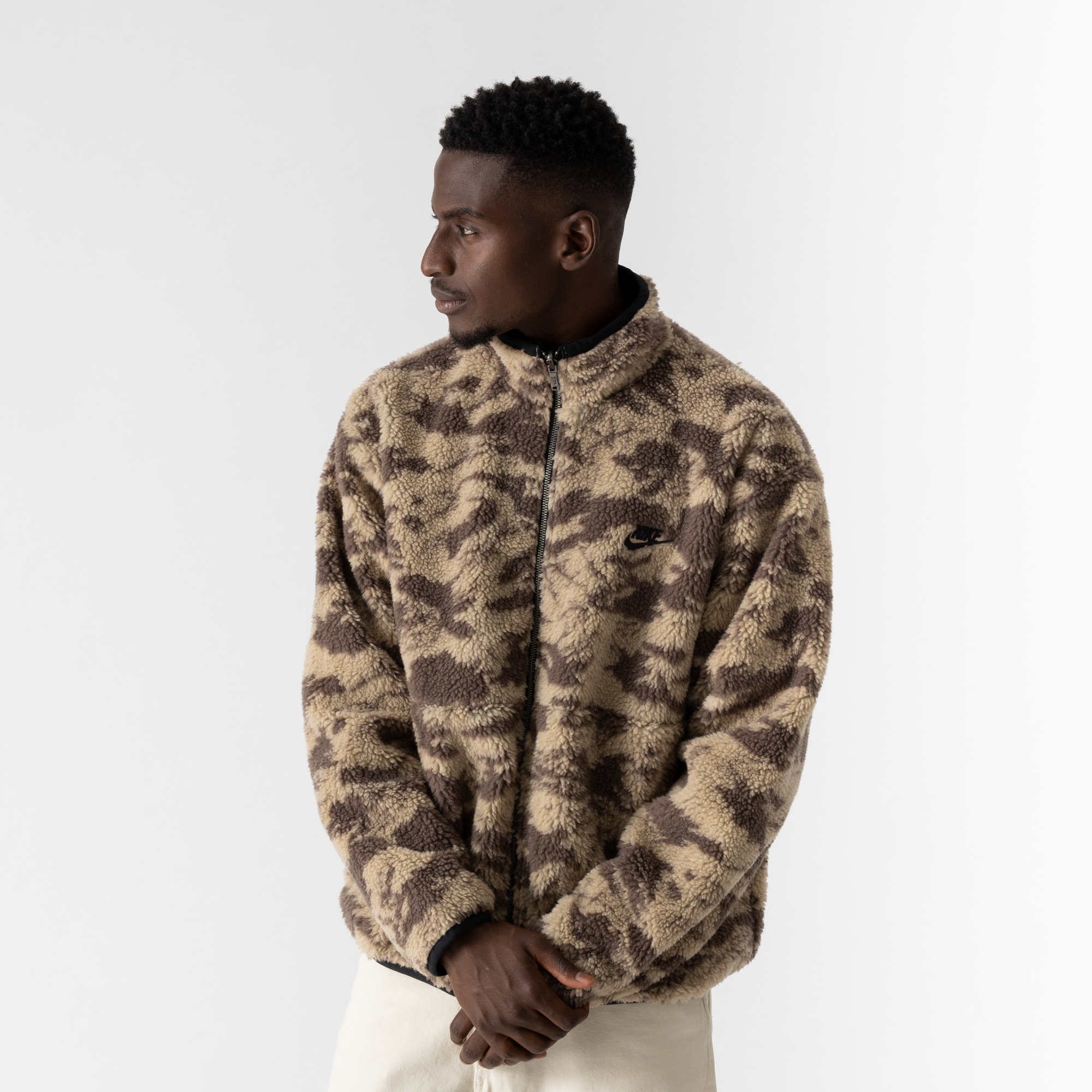 nike reversible jacket sherpa