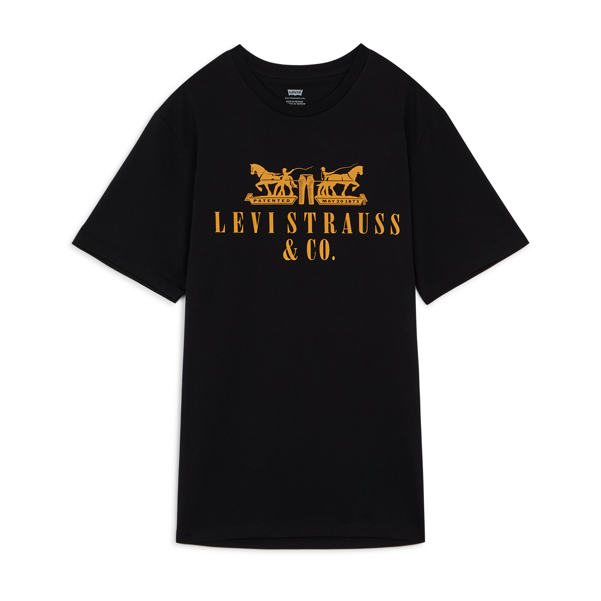 Tee Shirt 2 Horse Logo Levis Noir L Male