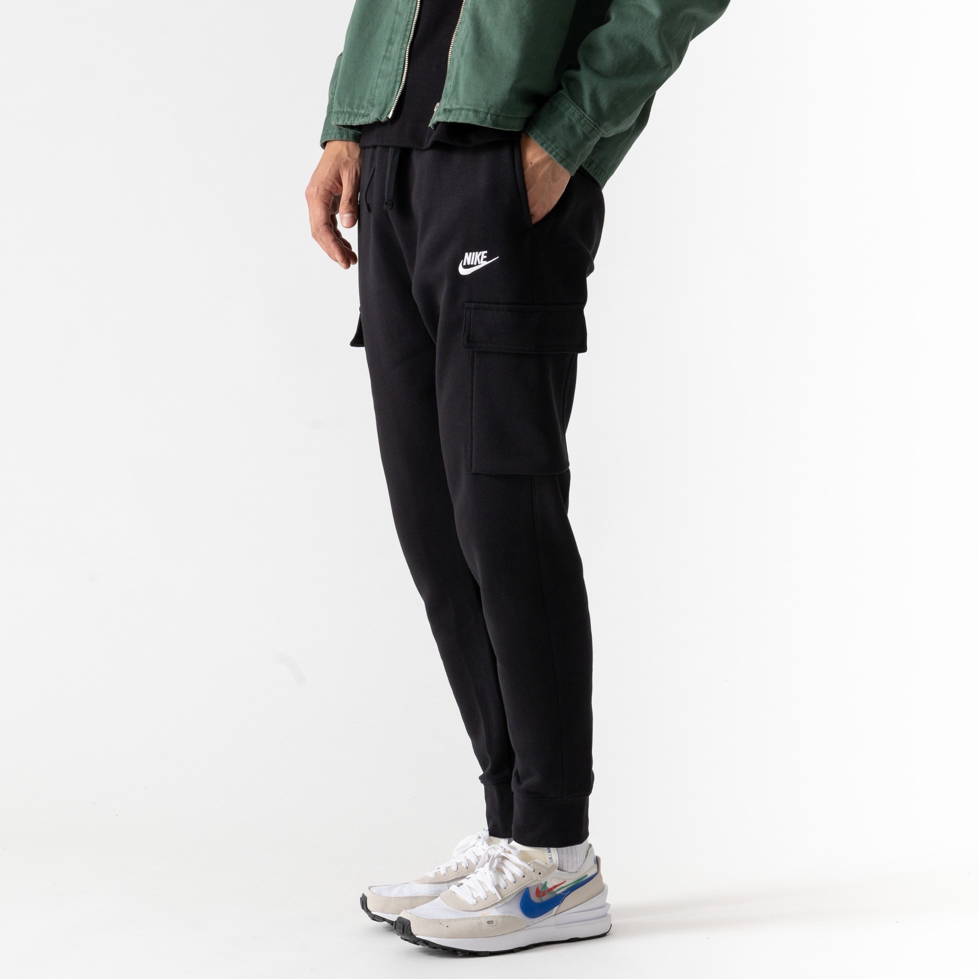 Pant Cargo Club  Noir/blanc