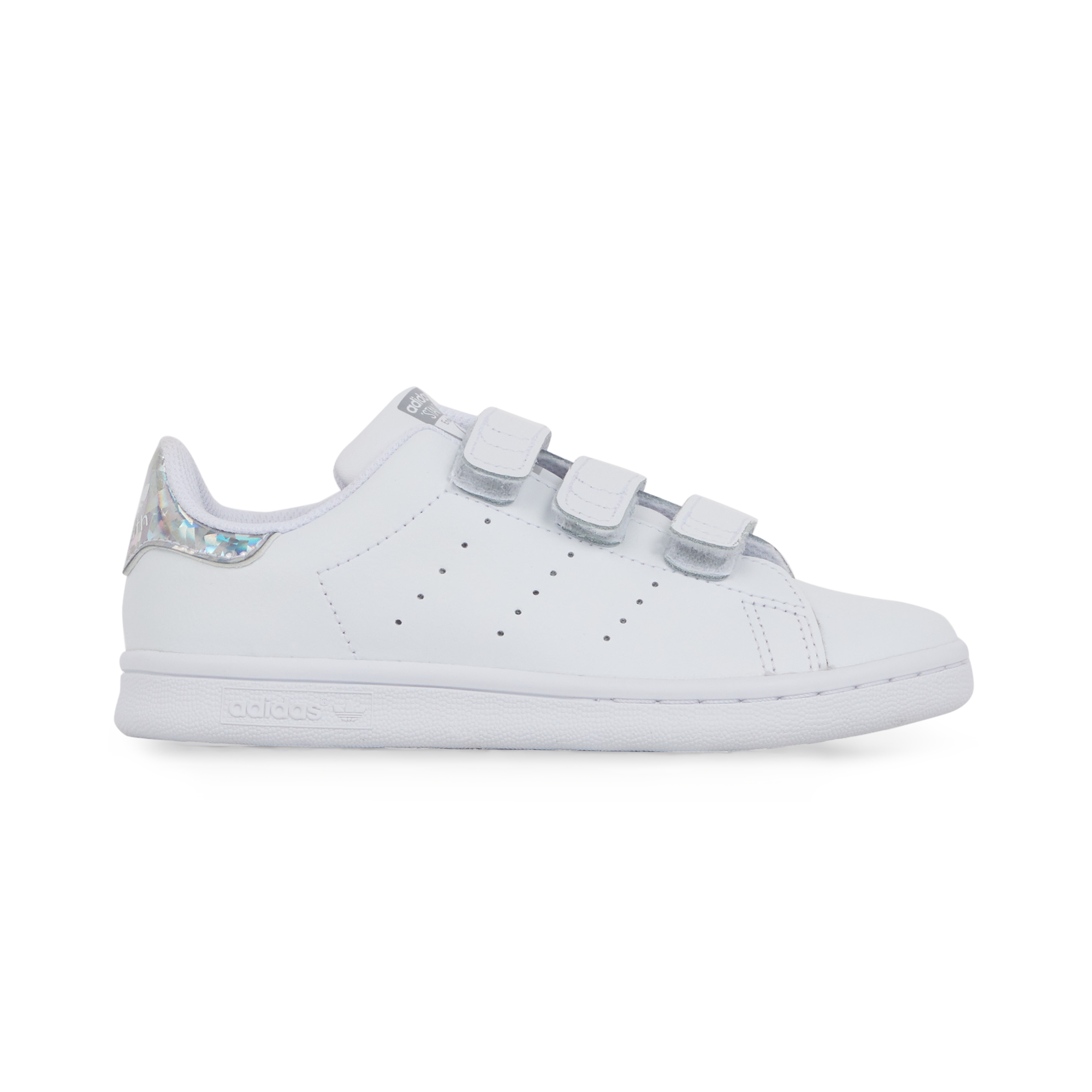 Stan Smith Cf Iridescent Adidas Originals Blanc/argent 29 Unisex