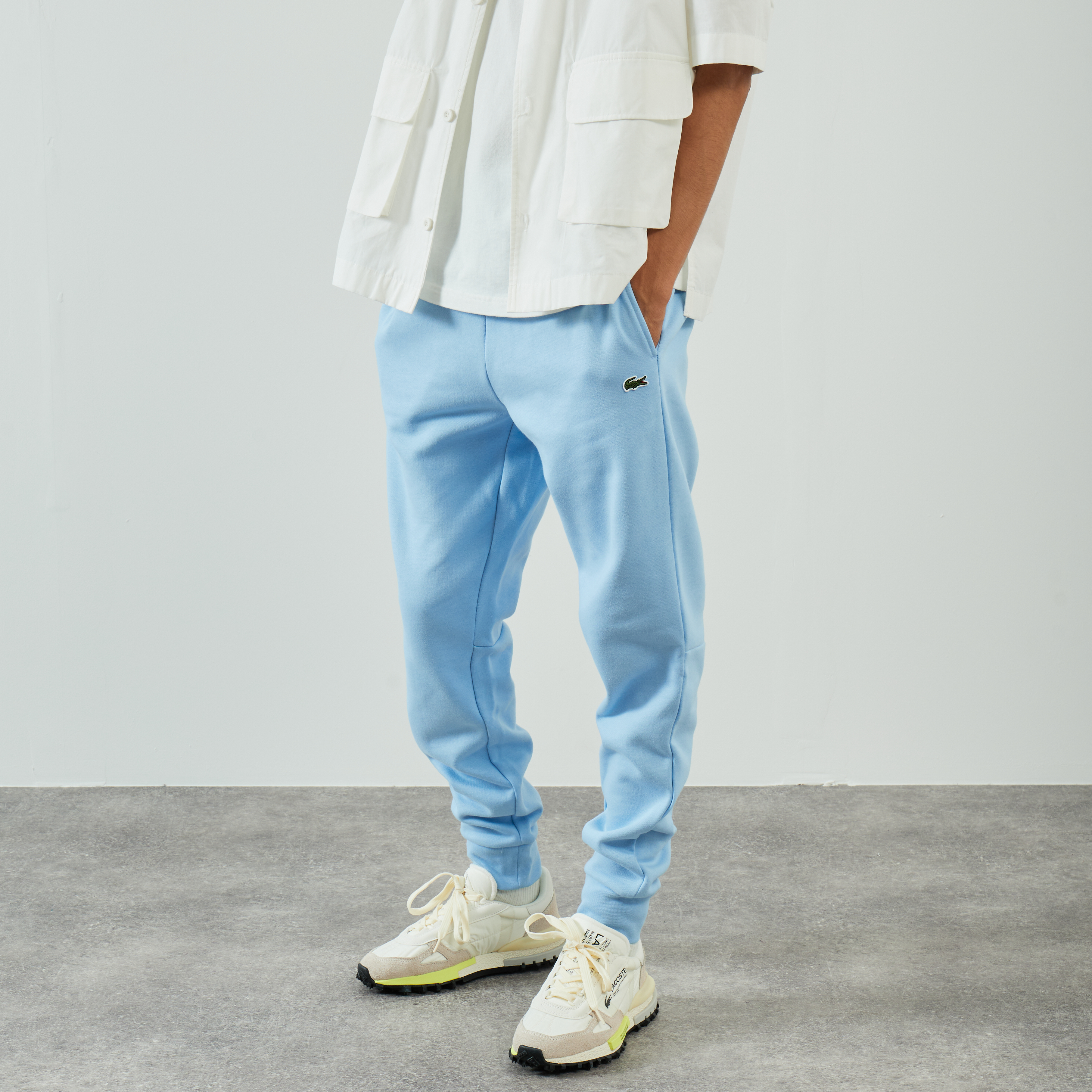 Jogging lacoste on sale bleu ciel