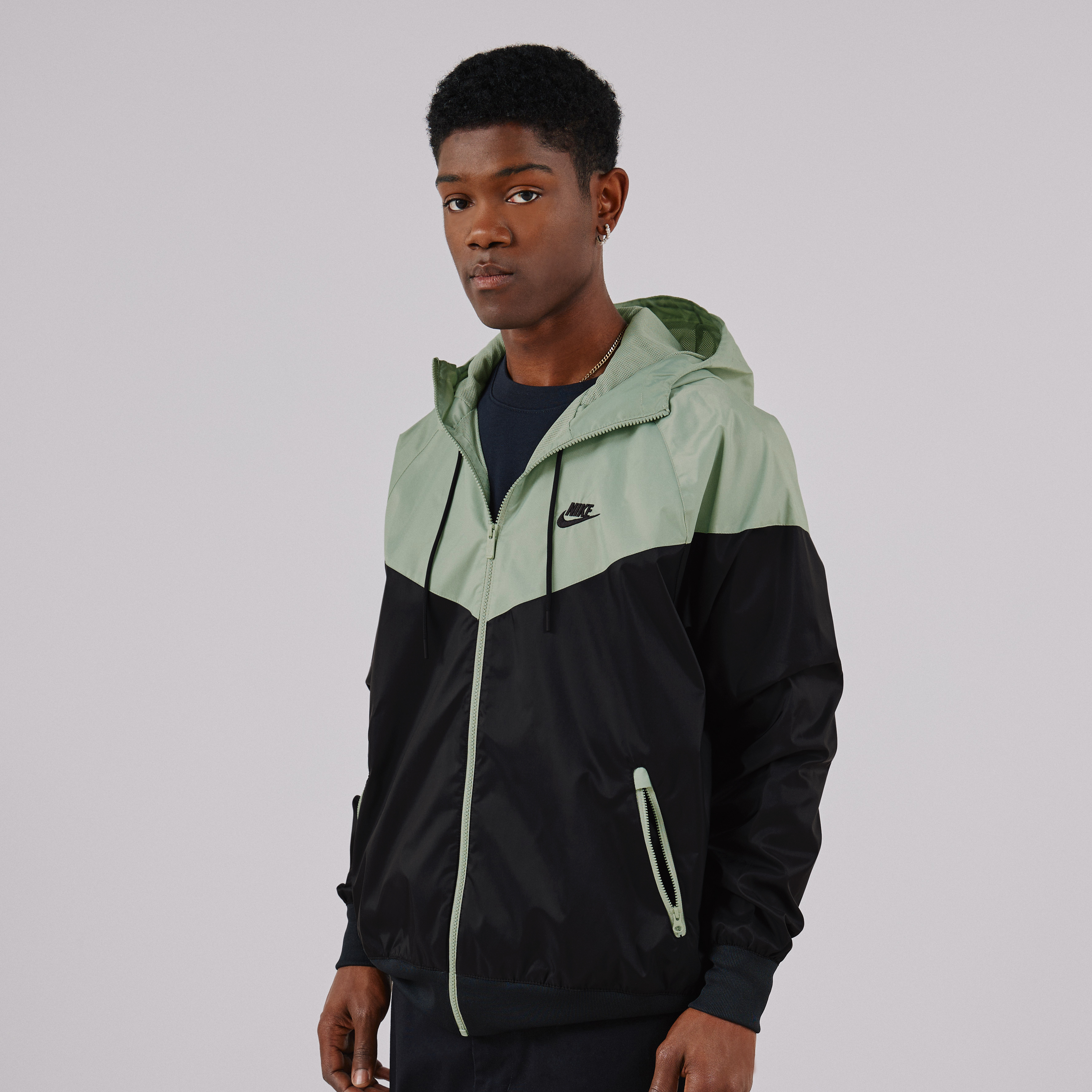 Veste nike windrunner verte hotsell